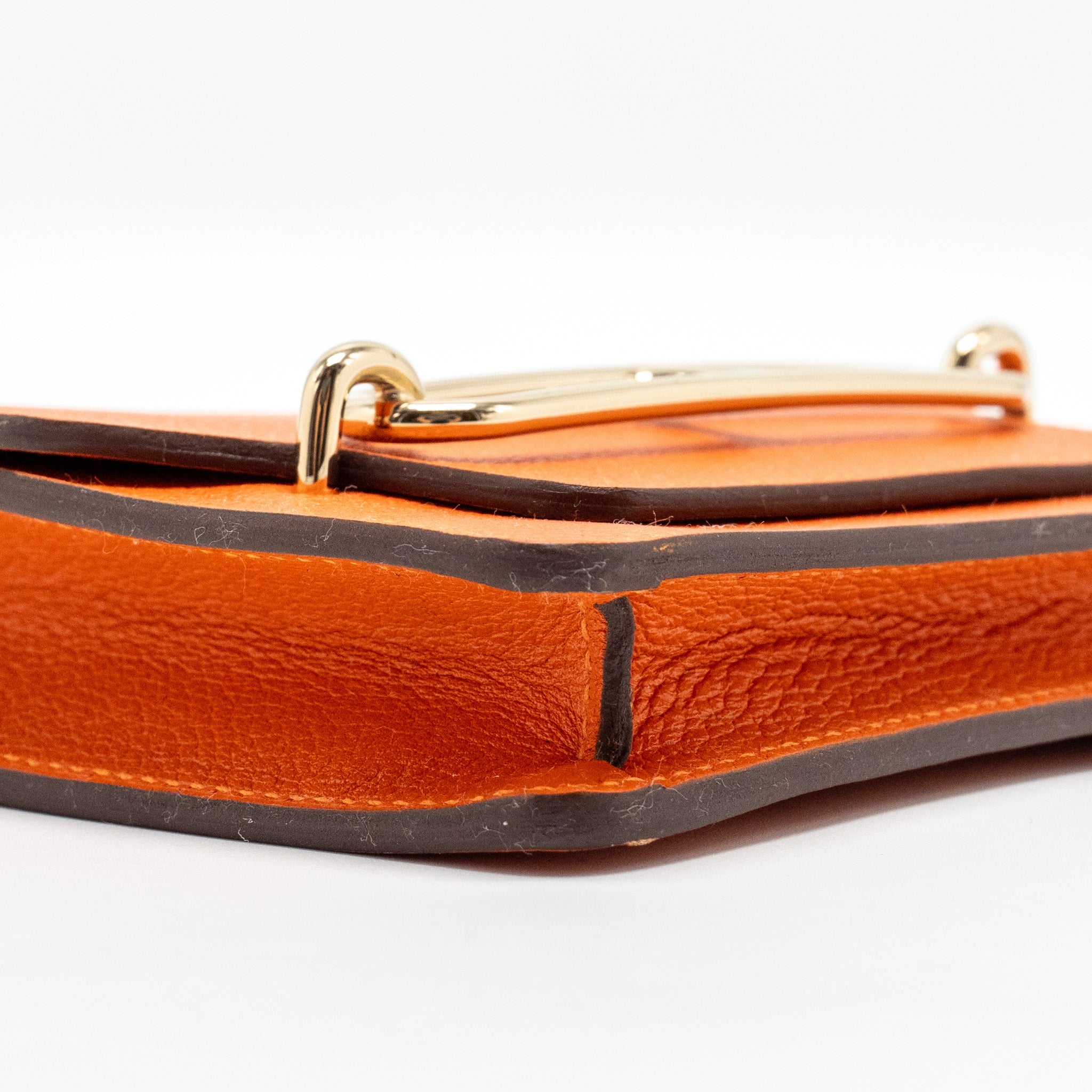 HERMES ROULIS SLIM EVERCOLOR ORANGE GHW
