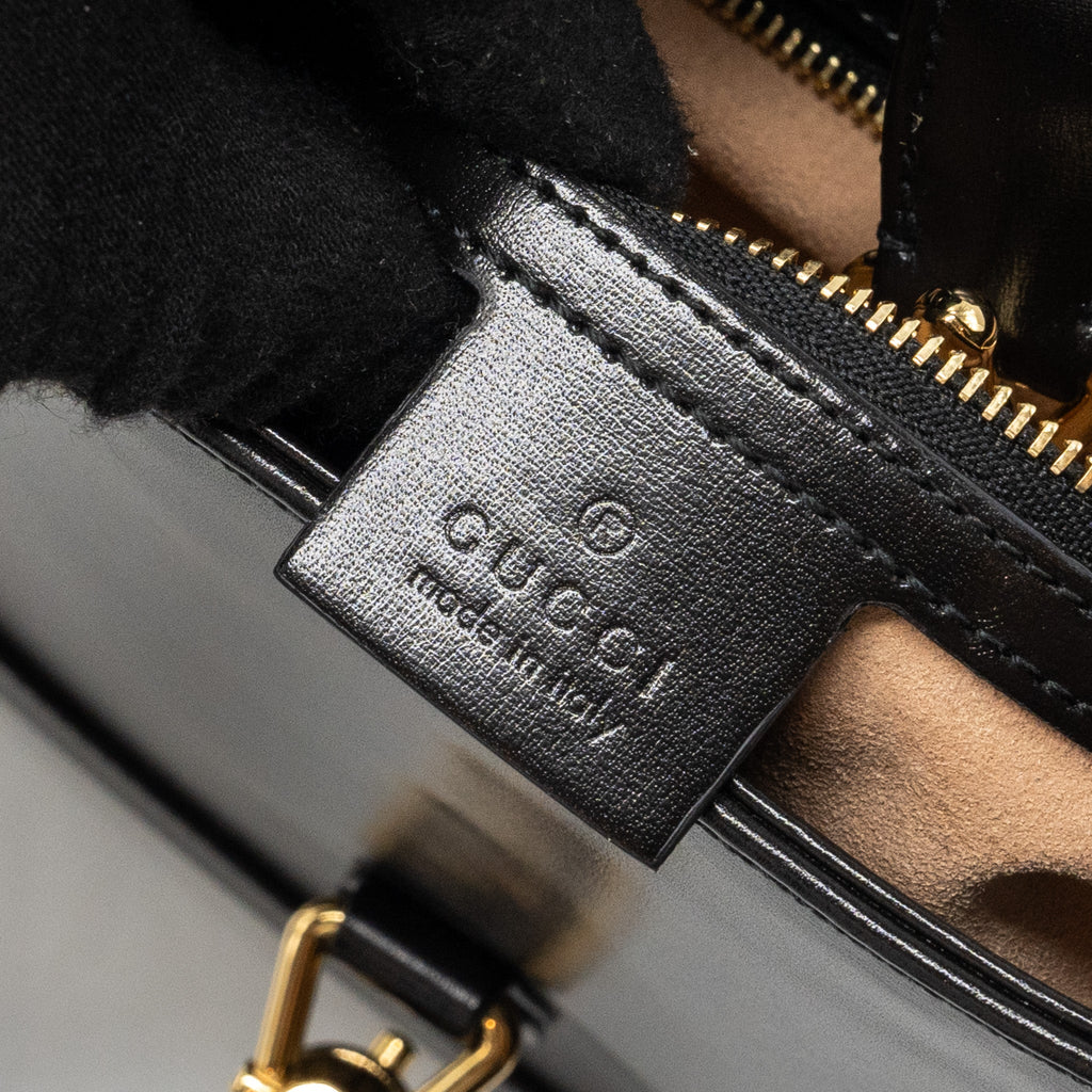 GUCCI JACKIE 1961 MEDIUM BAG CALFSKIN BLACK GHW