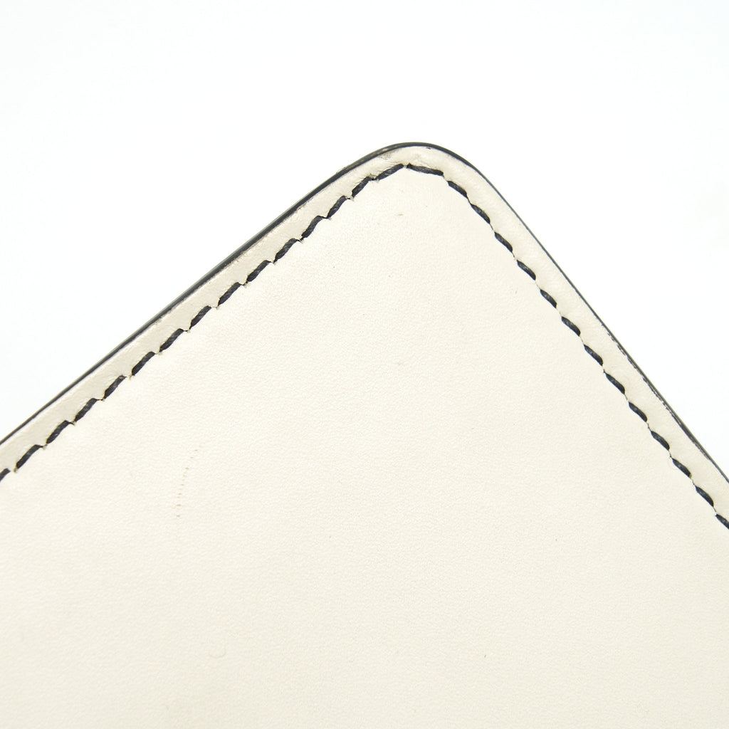 DIOR J'ADIOR MEDIUM FLAP BAG WITH CHAIN WHITE GHW