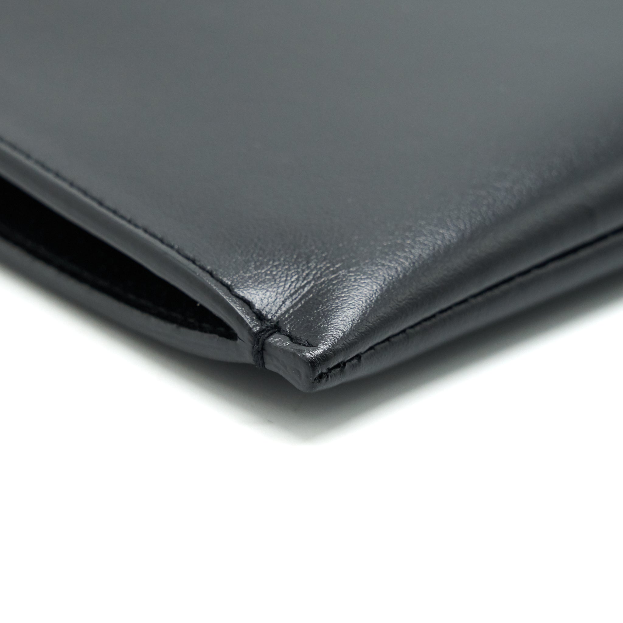 SAINT LAUREN PRINTED CLUTCH BLACK