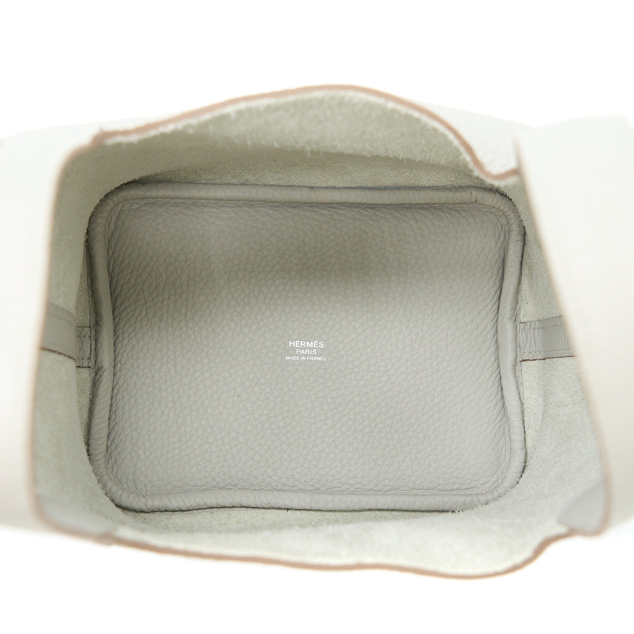 HERMES PICOTIN 18 LOCK BAG 80 GRIS PERLE SHW