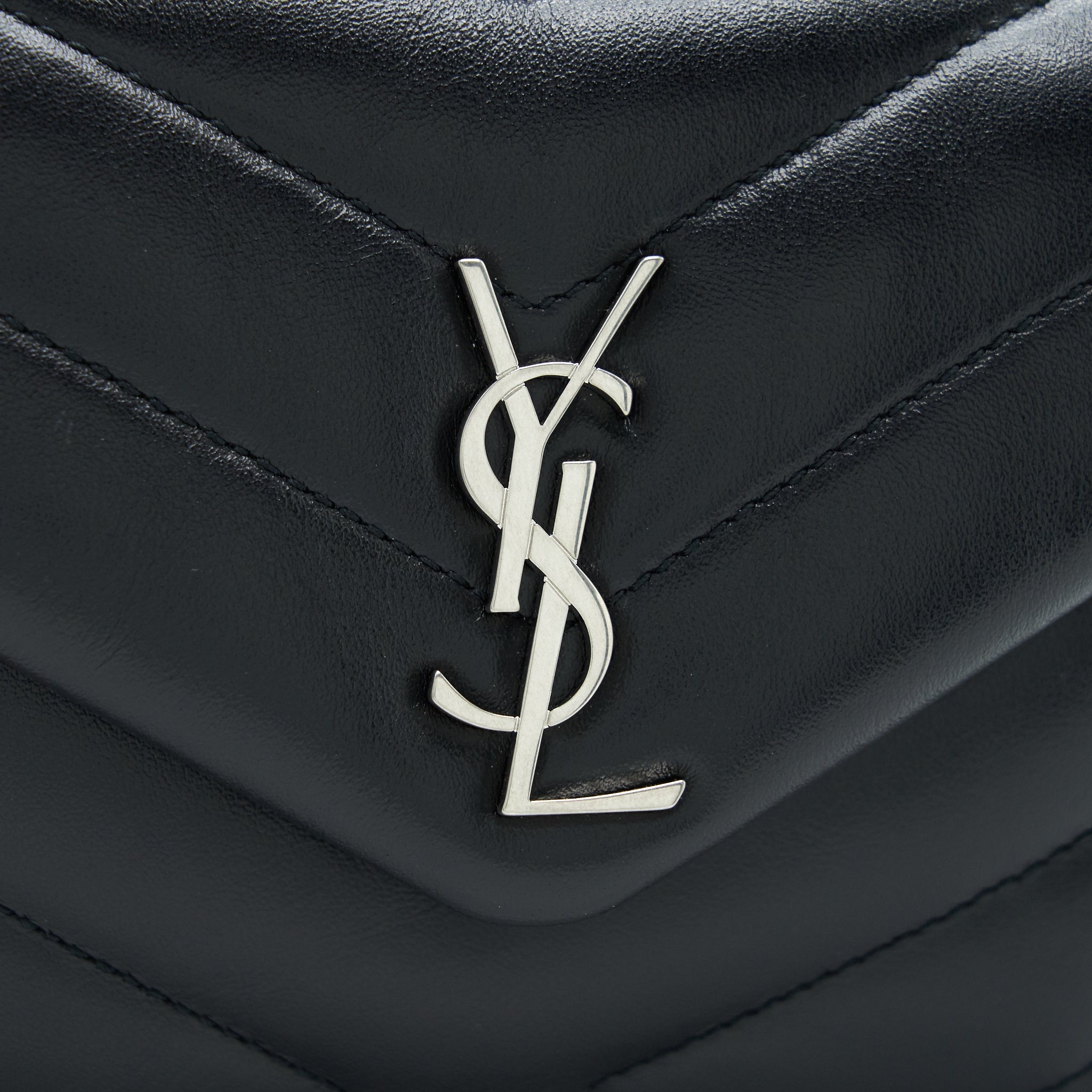 SAINT LAURENT TOY LOU LOU BLACK SHW