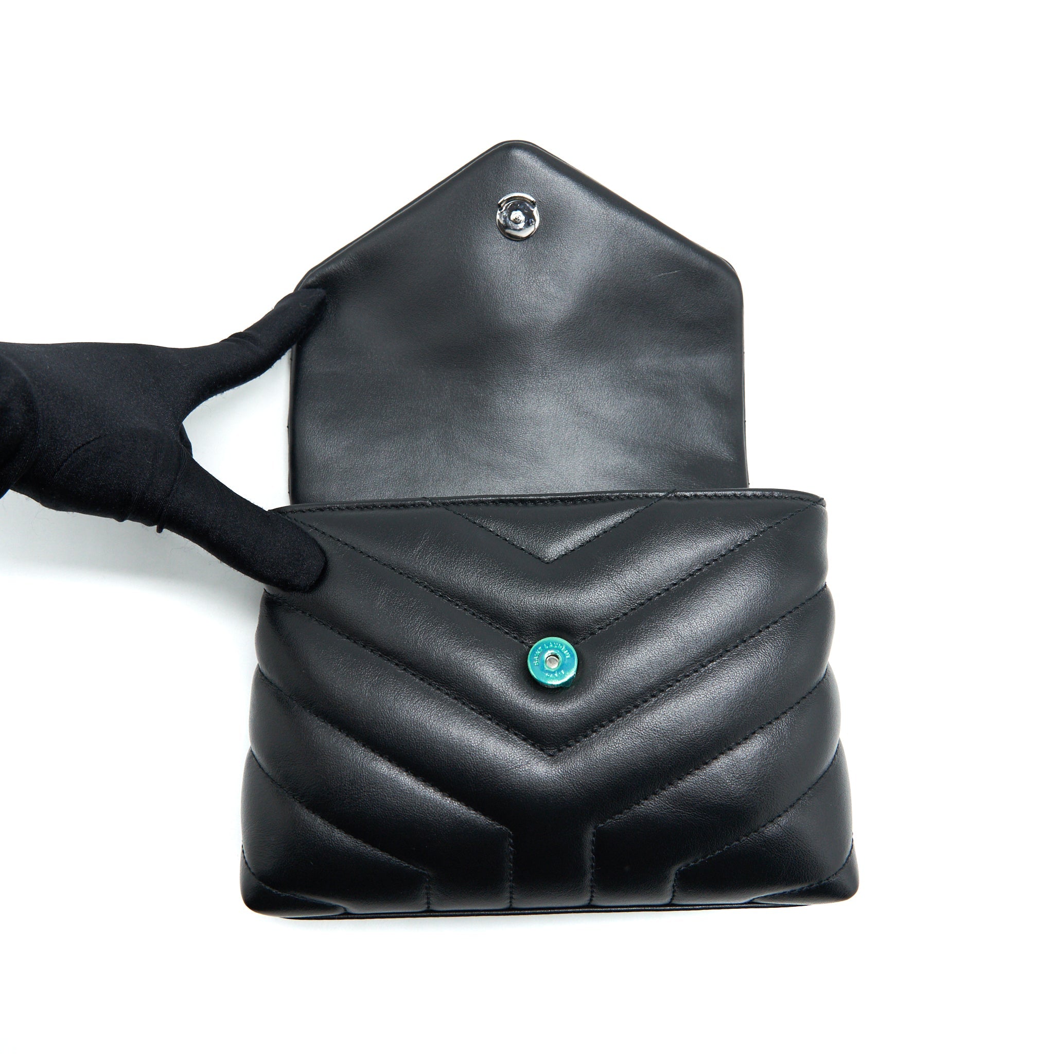 SAINT LAURENT TOY LOU LOU BLACK SHW