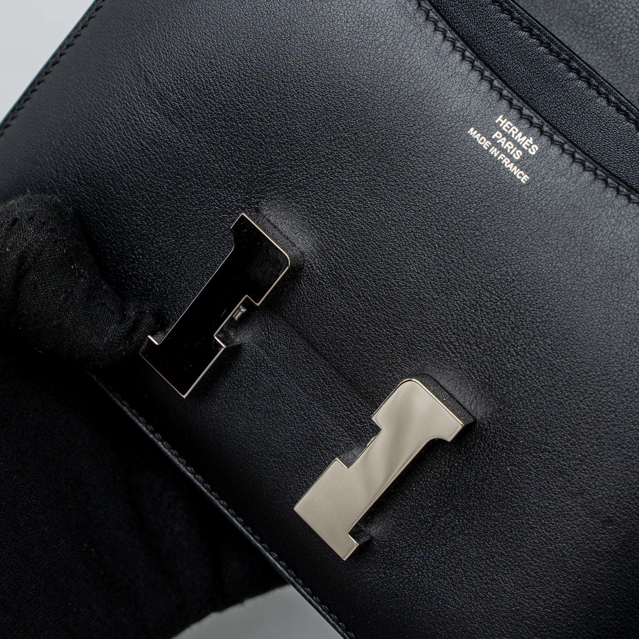 HERMES MINI CONSTANCE SWIFT BLACK SHW