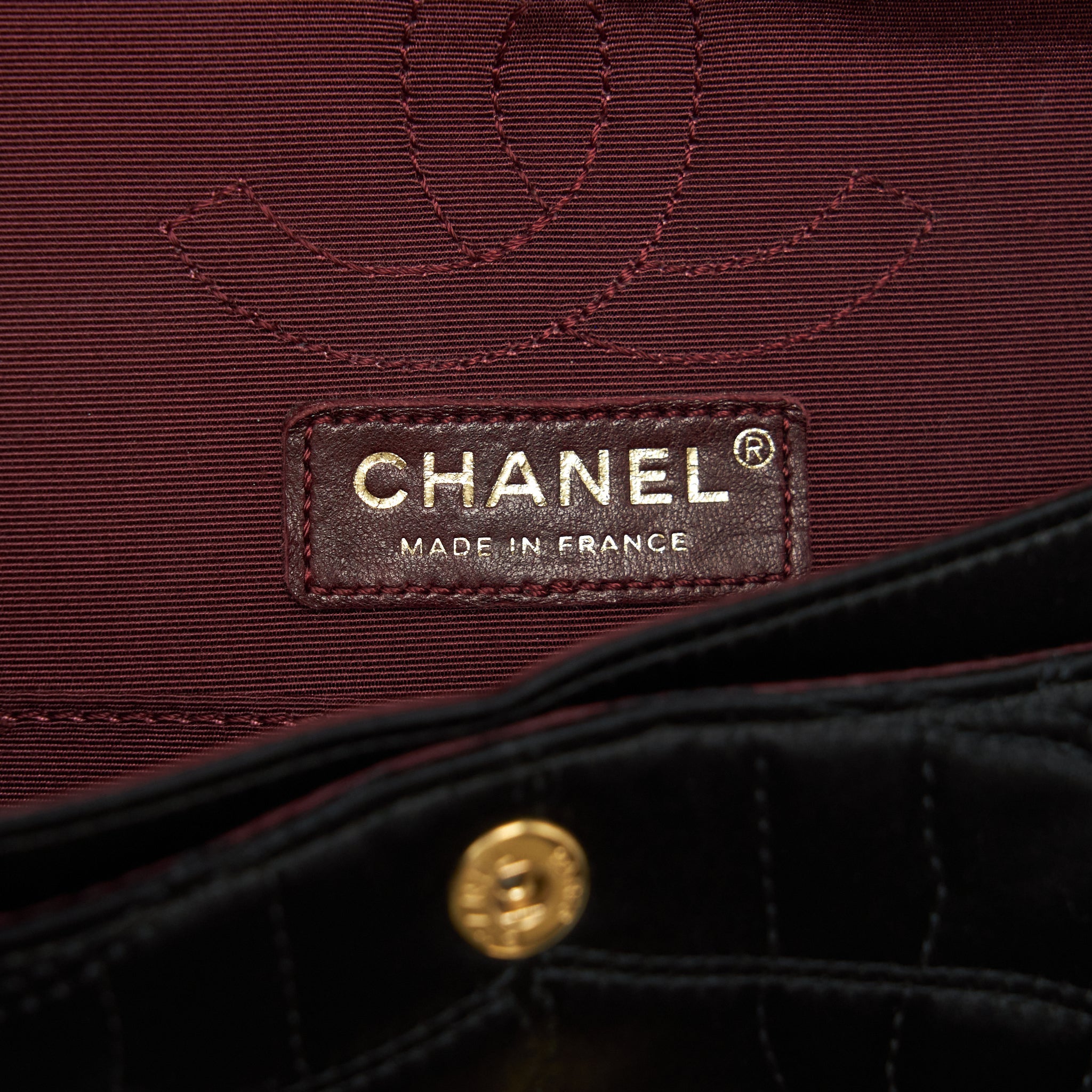CHANEL 2.55 REISSUE FLAP BAG SATIN BLACK GHW