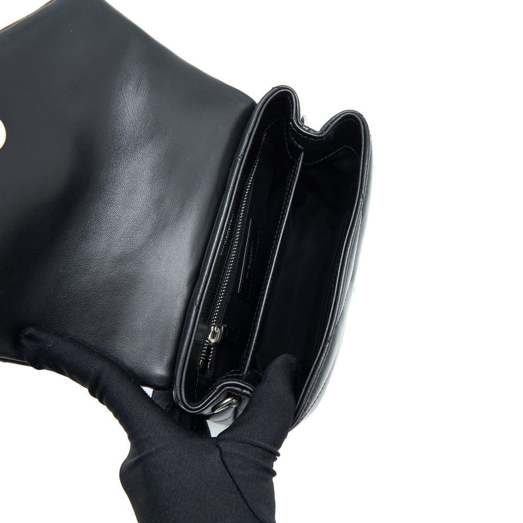SAINT LAURENT TOY LOU LOU BLACK SHW