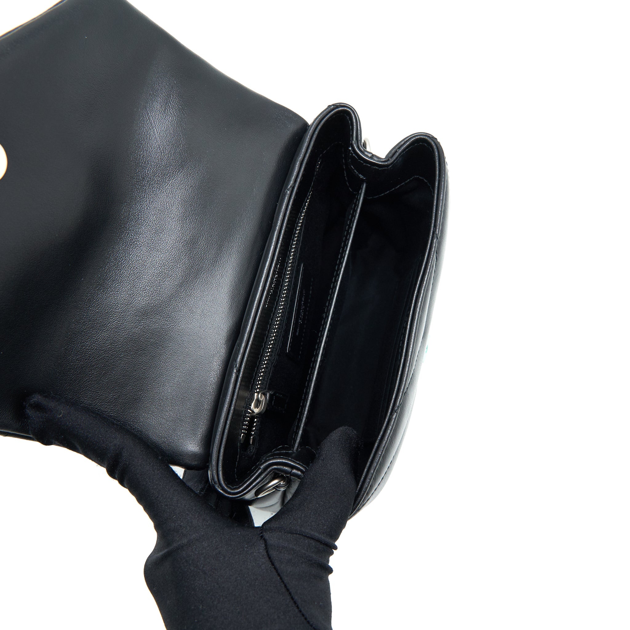 SAINT LAURENT TOY LOU LOU BLACK SHW