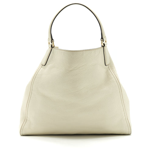 GUCCI GG DISCO TOTE BAG WHITE GHW