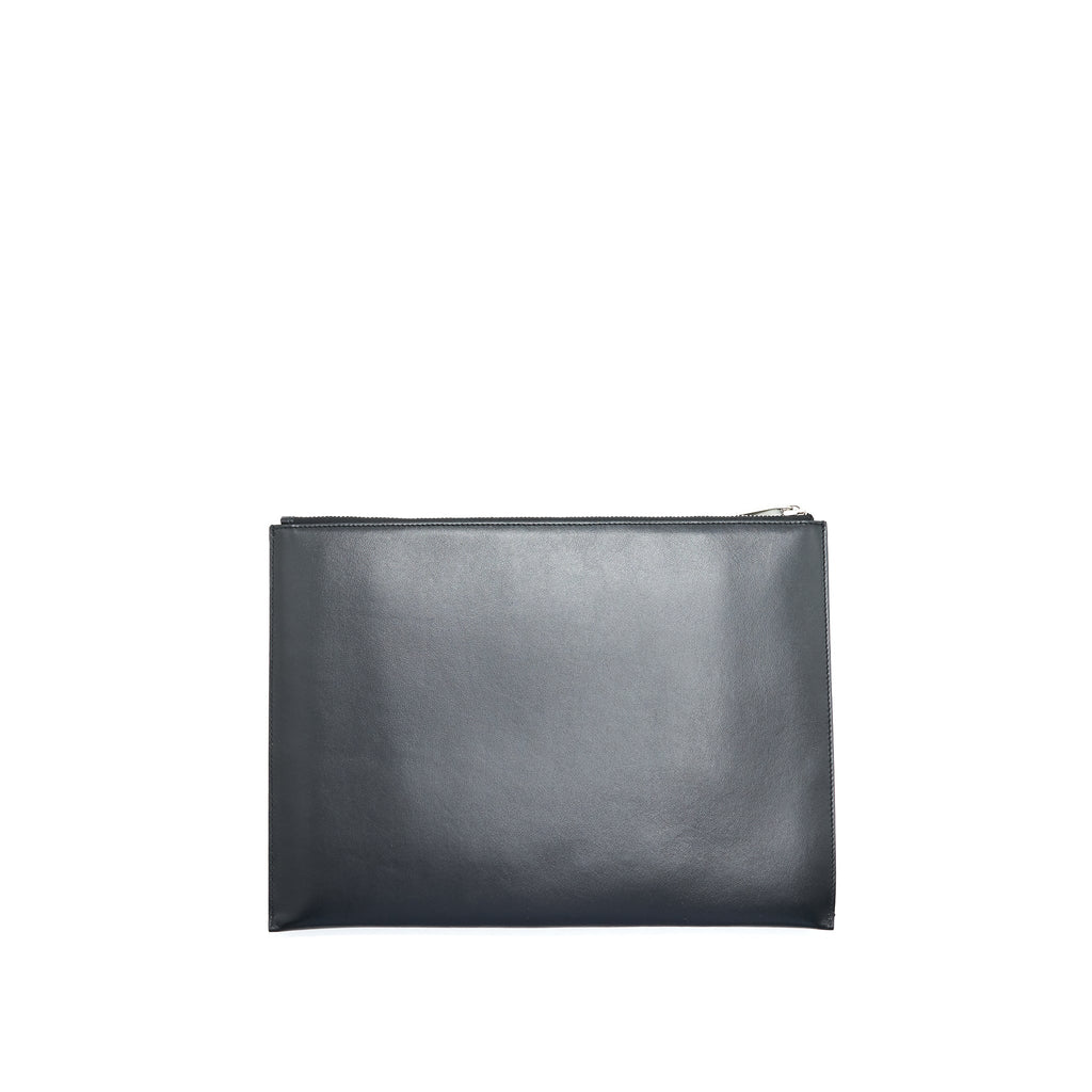 SAINT LAUREN PRINTED CLUTCH BLACK