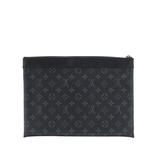 LOUIS VUITTON DISCOVERY POUCH MONOGRAM ECLIPSE COATED CANVAS