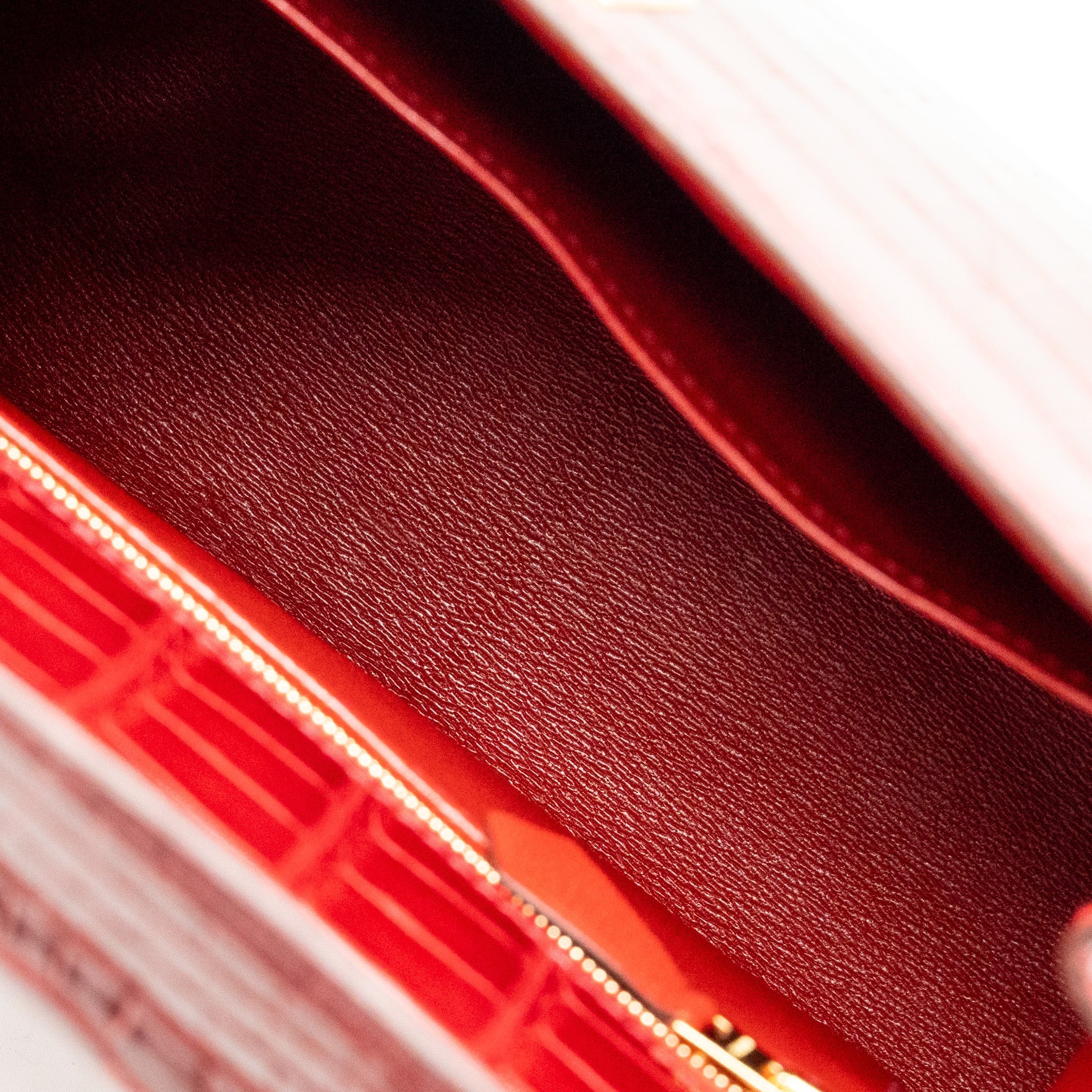 HERMES KELLY 25 CROCODILE POROUS BRAISE GHW