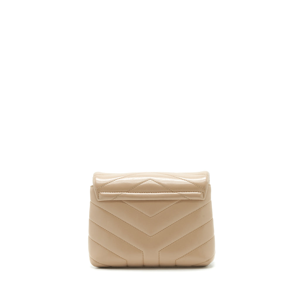 SAINT LAURENT/YSL LOU LOU BAG DARK BEIGE GHW