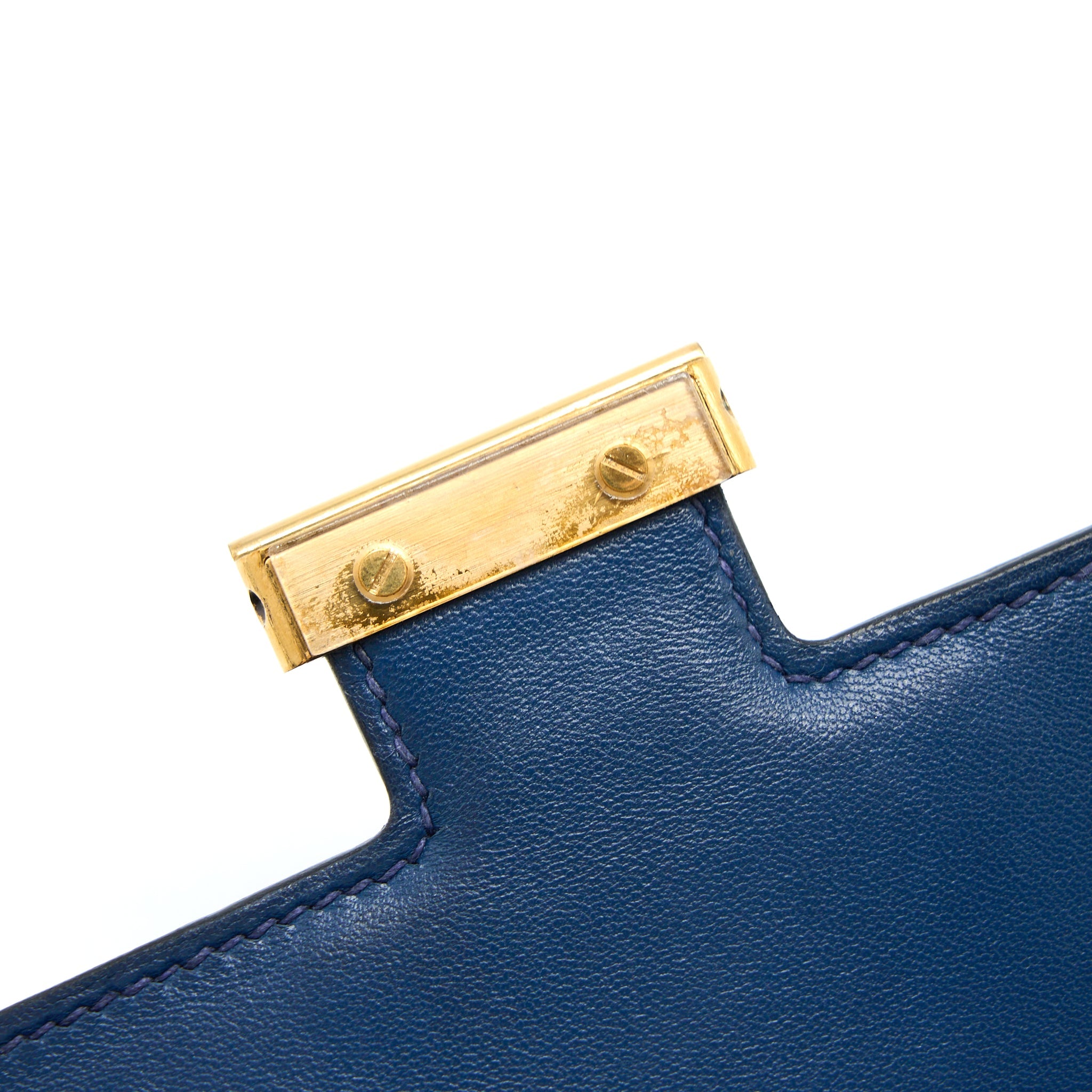 HERMES MINI CONSTANCE EVERCOLOR 7L BLUE DE MALTE GHW