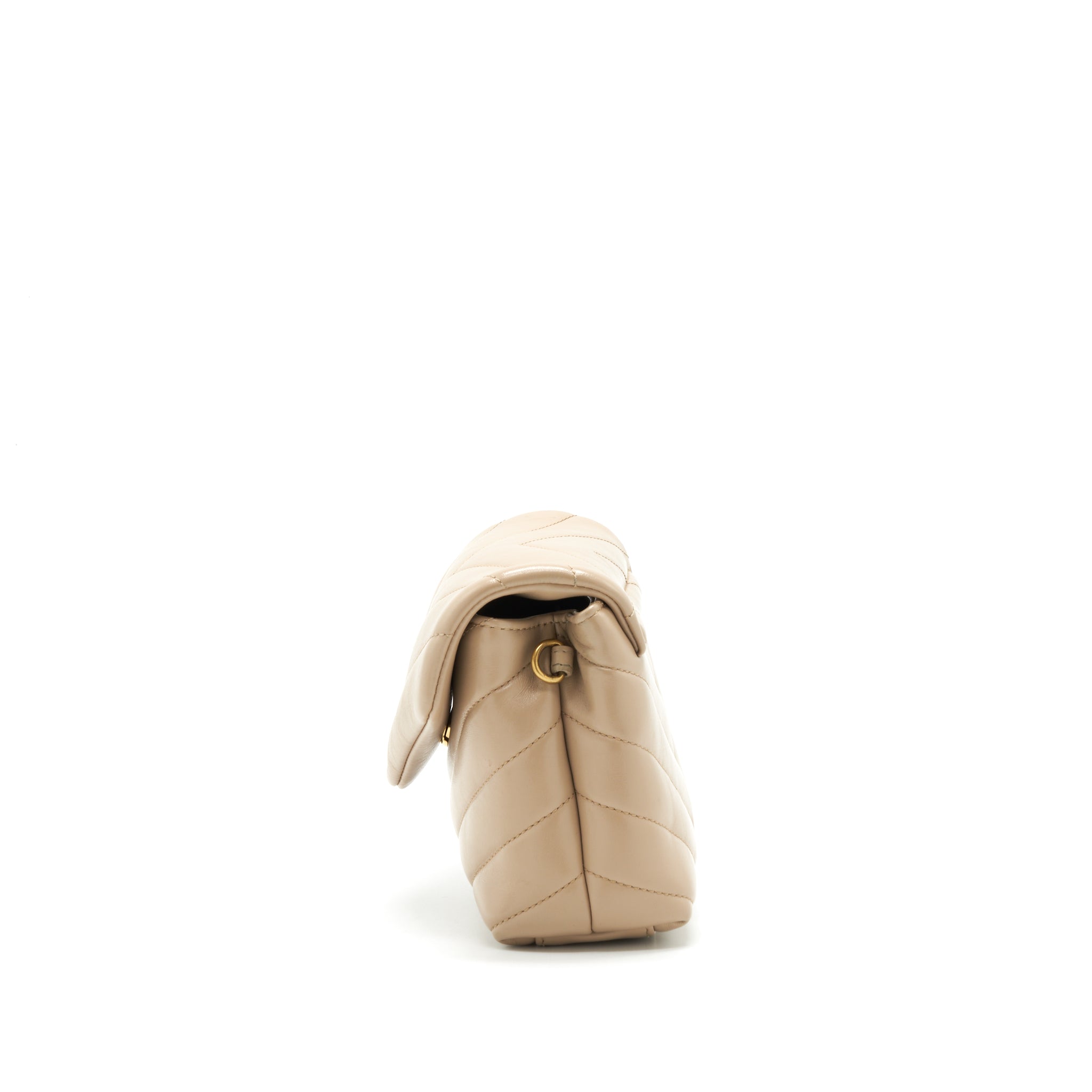 SAINT LAURENT/YSL LOU LOU BAG DARK BEIGE GHW