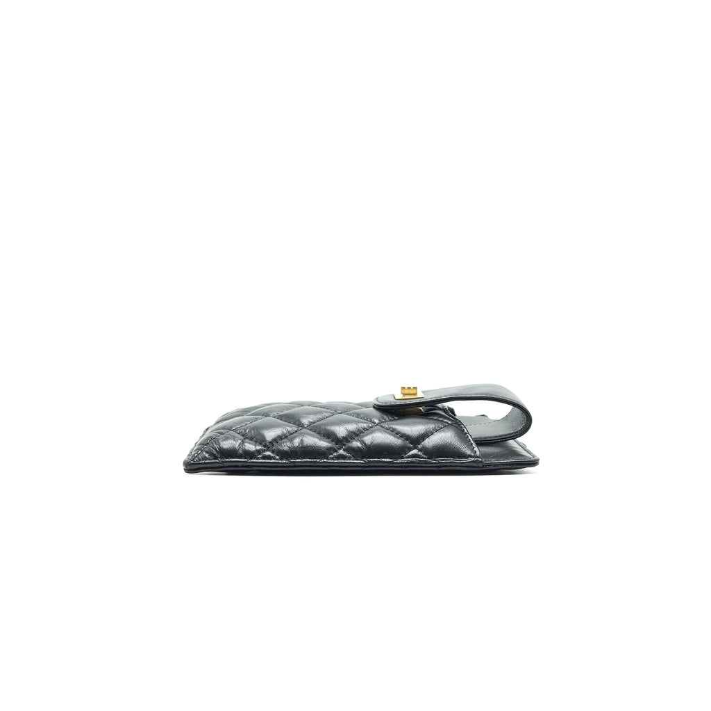 CHANEL 2.55 MINI PHONE CASE WITH CHAIN