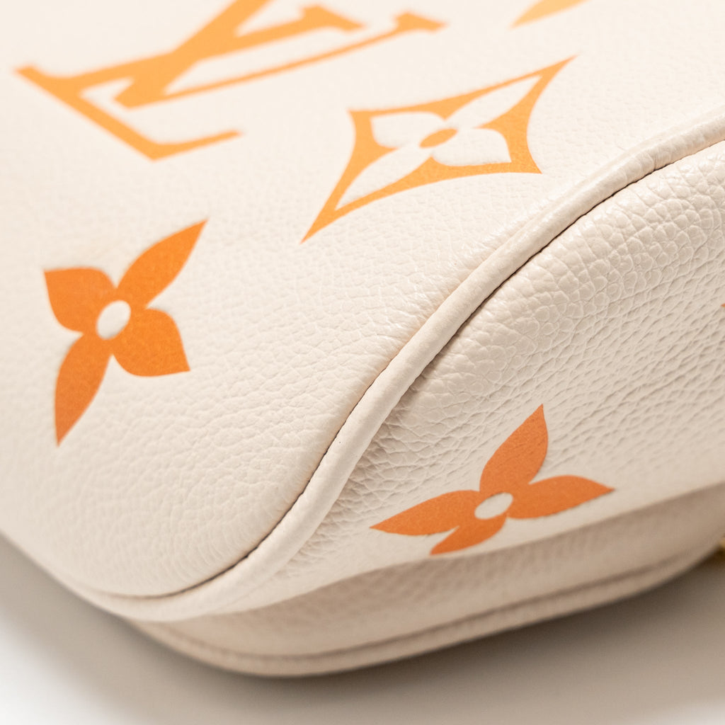 LOUIS VUITTON MINI BUMBAG BY THE POOL EMPREINTE GIANT MONOGRAM LEATHER GRADIENT NEUTRAL GHW