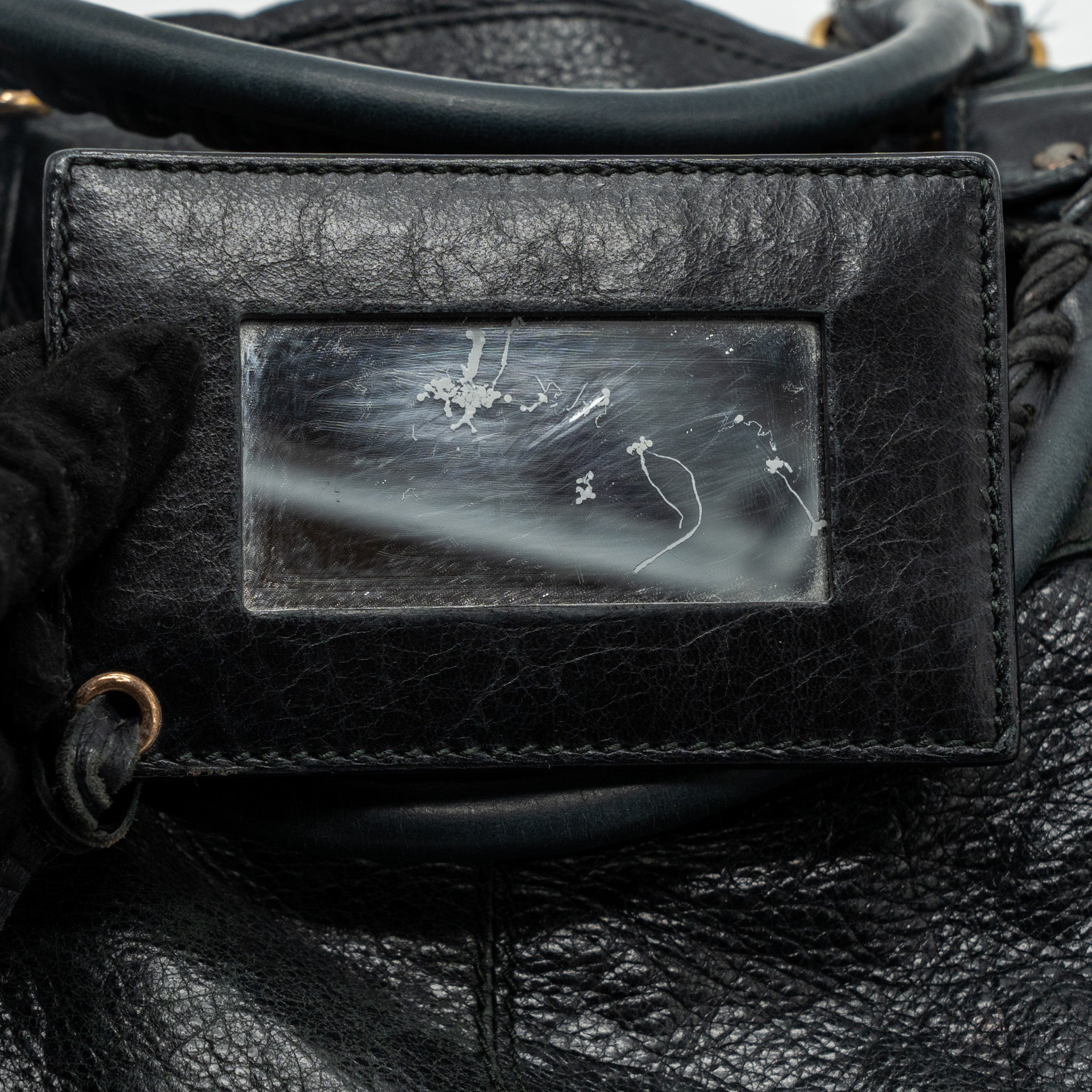 BALENCIAGA G21 WORK BAG LEATHER BLACK GHW
