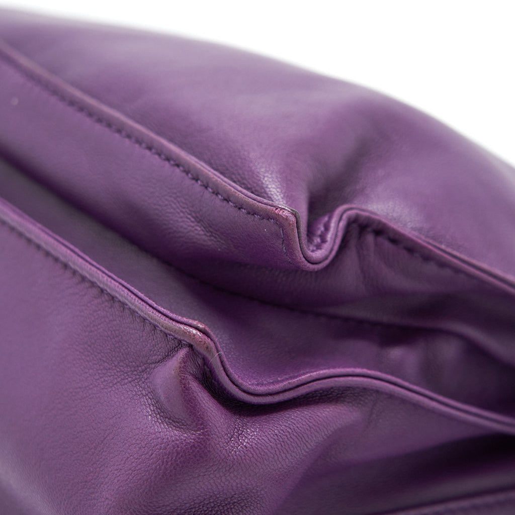 LOEWE FLAMENCO BAG PURPLE GHW