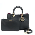 DIOR DIORISSIMO TOTE BAG BLACK LGHW