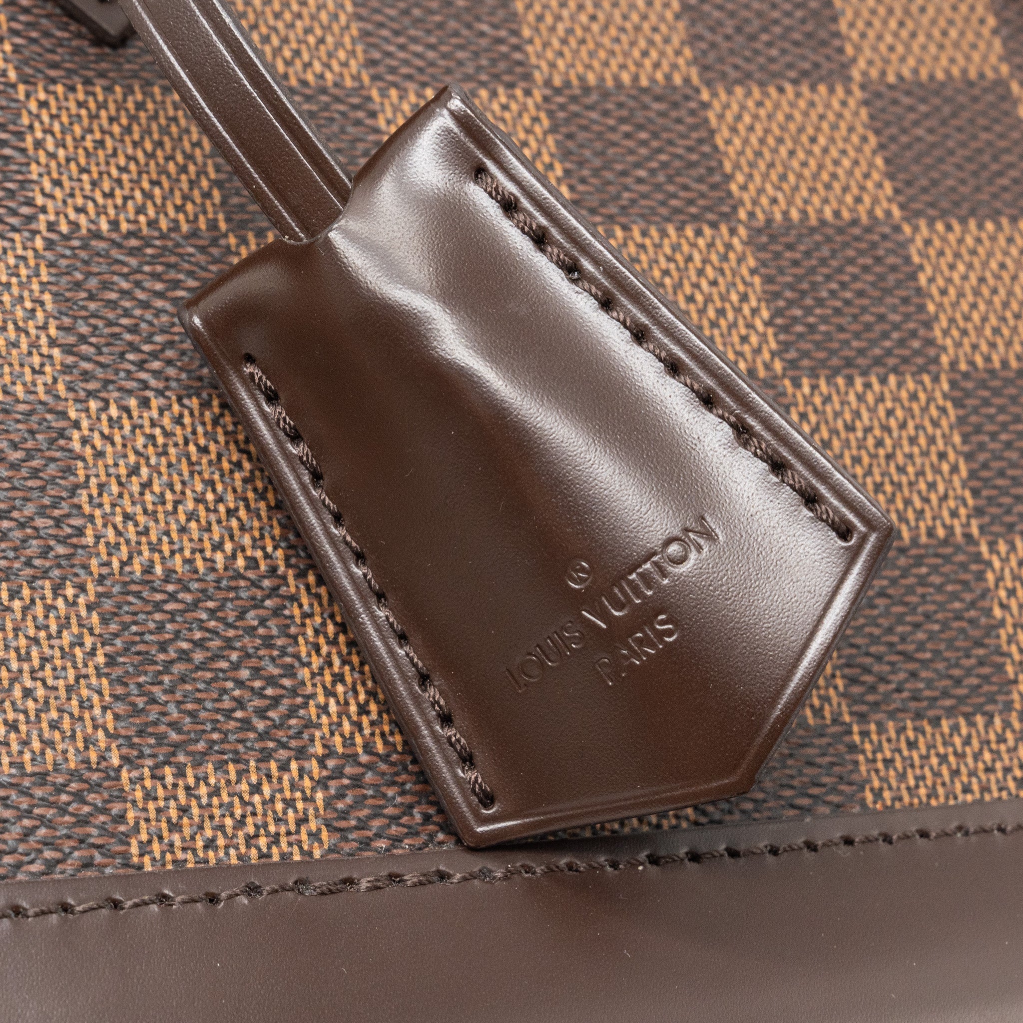 LOUIS VUITTON ALMA BB DAMIER EBENE CANVAS GHW