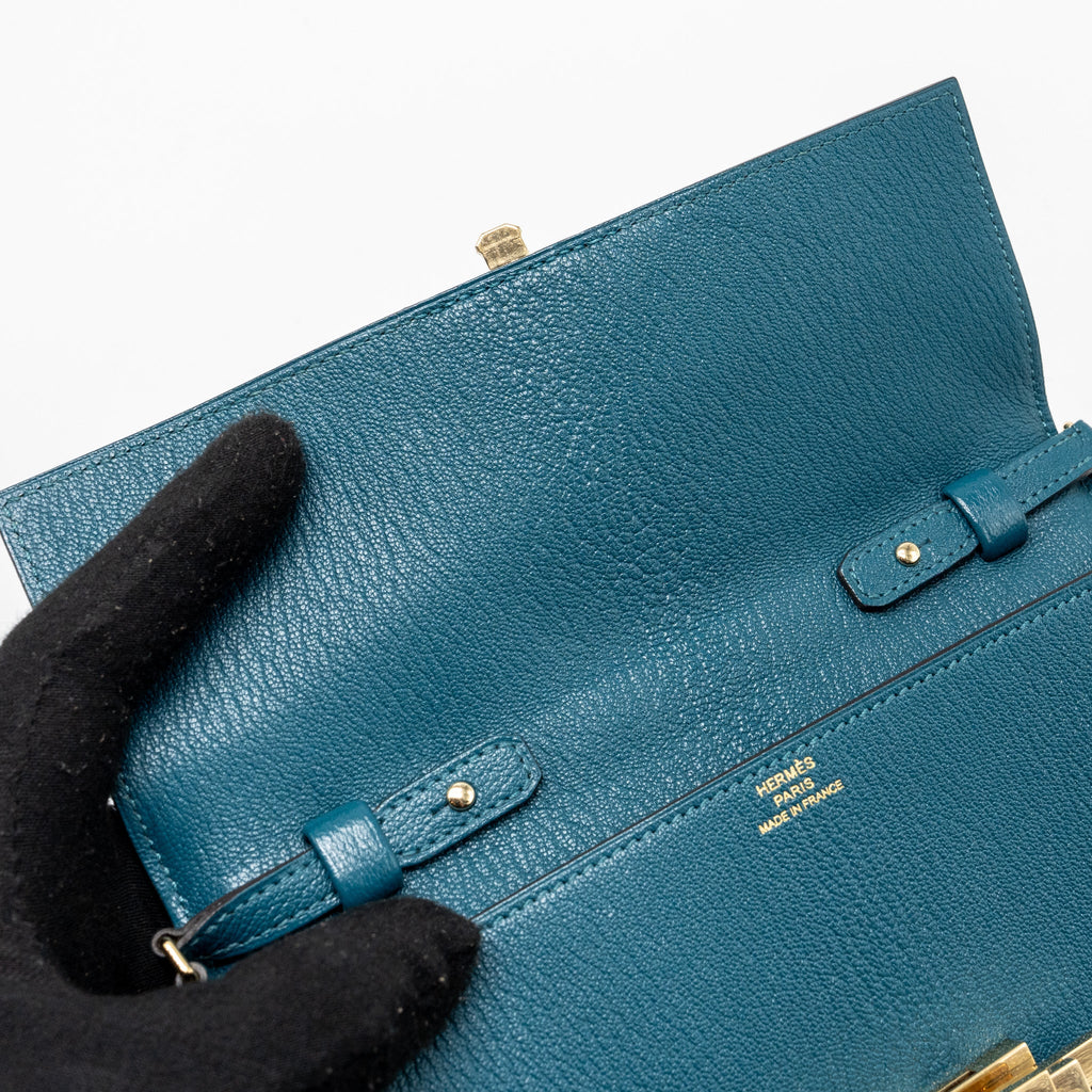 HERMES CINHETIC TO GO CHÈVRE MYSORE COLVERT GHW