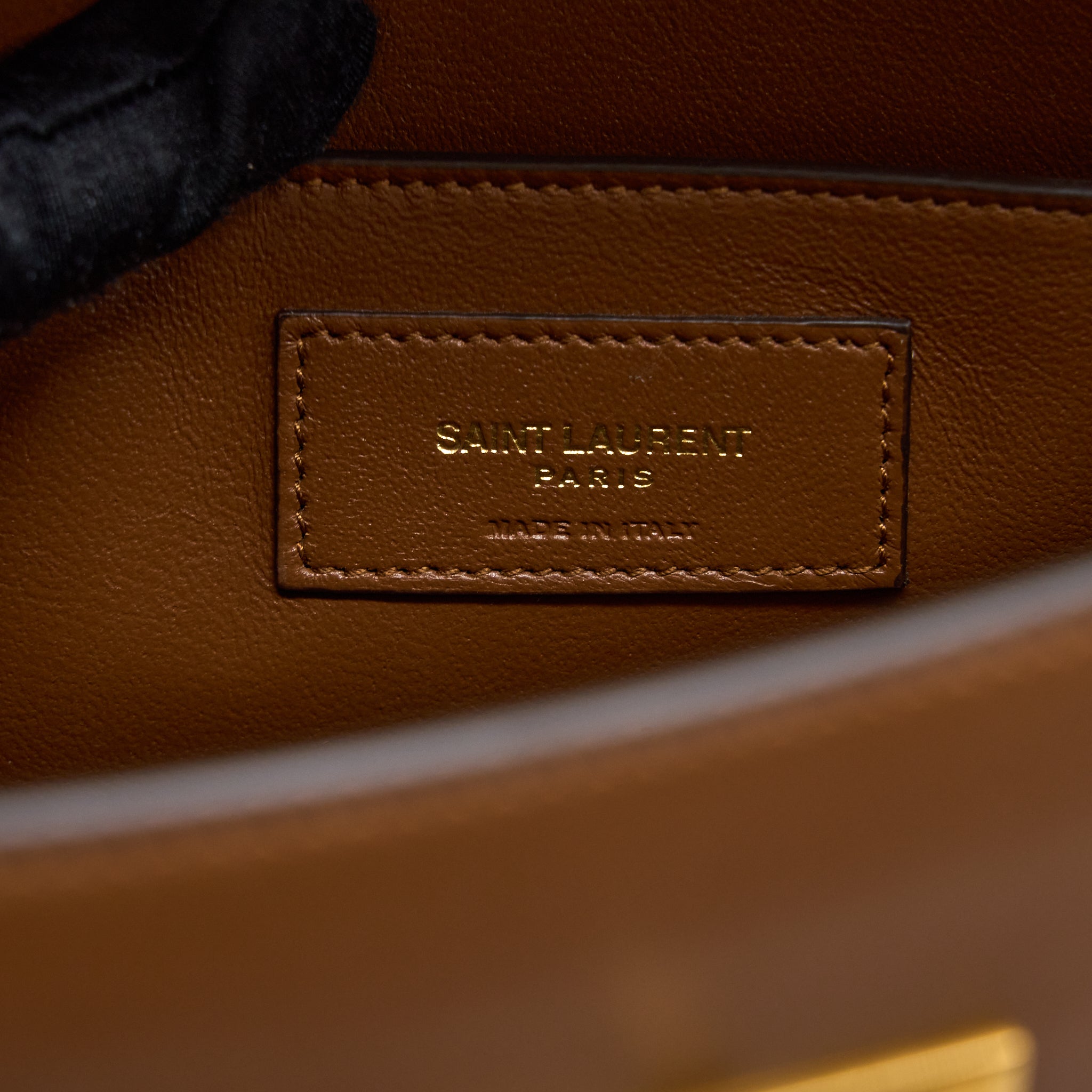 SAINT LAURENT/YSL MANHATTAN SHOULDER BAG BOX BRICK/DARK EBENE GHW