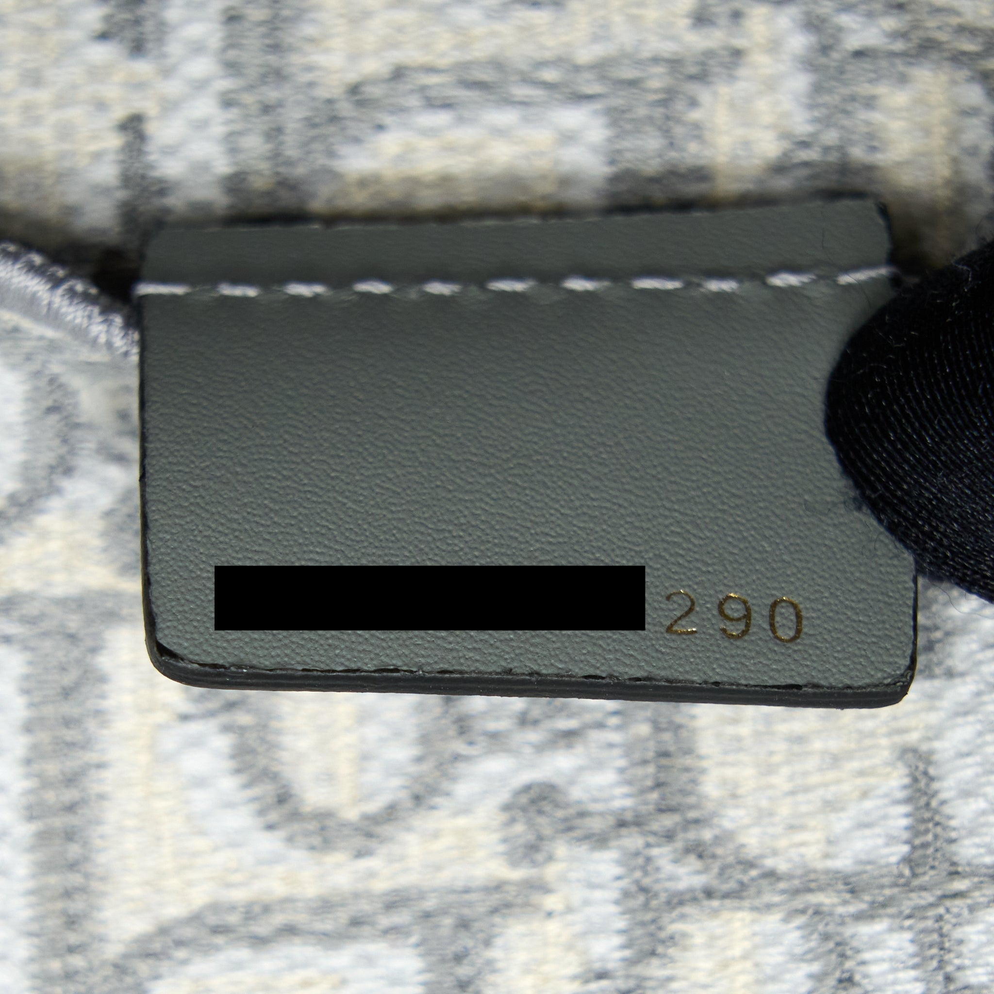 DIOR SADDLE SLIM POUCH LIGHT GREY DIOR OBLIQUE EMBROIDERY