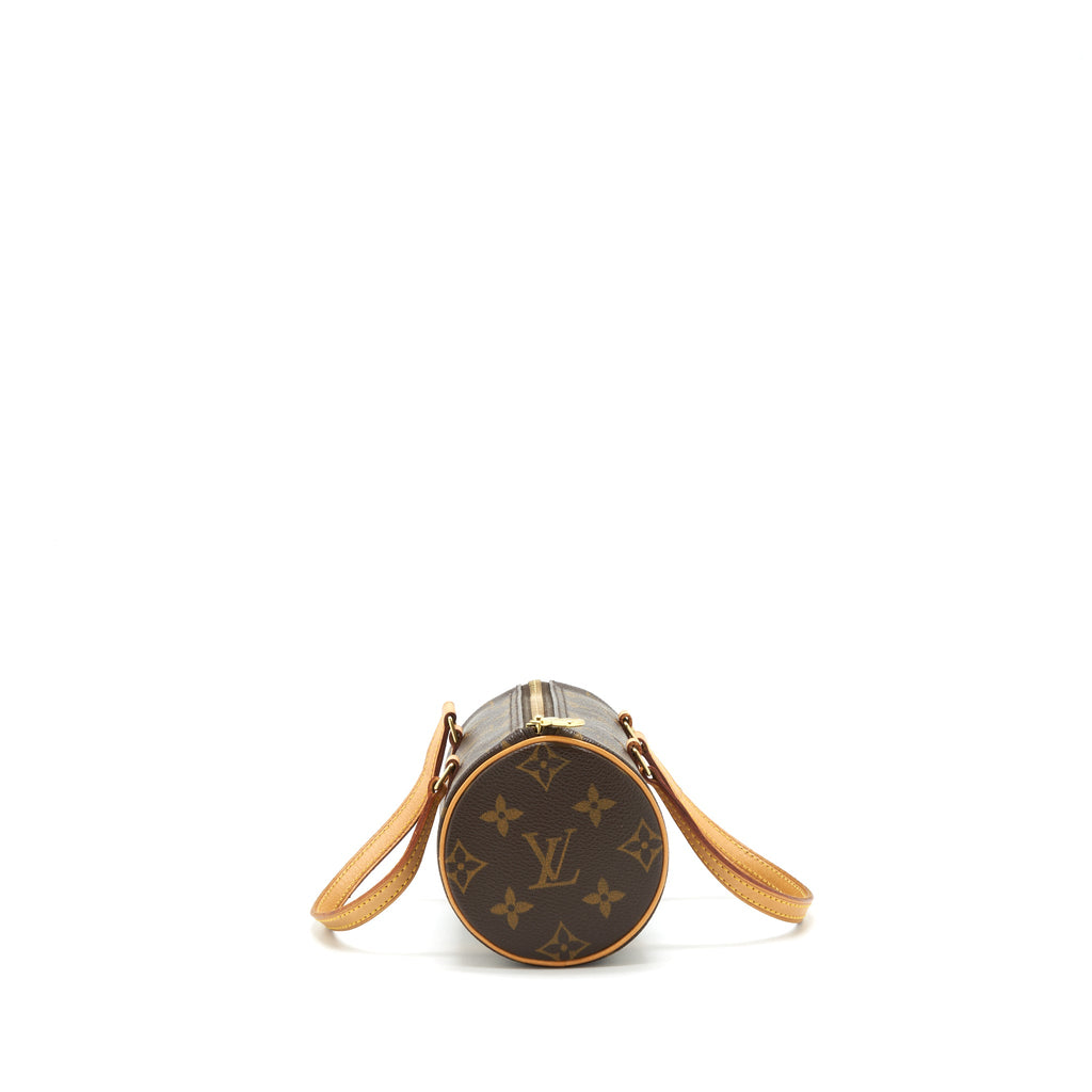 LOUIS VUITTON VINTAGE PAPILLON MINI 19 CM MONOGRAM CANVAS GHW