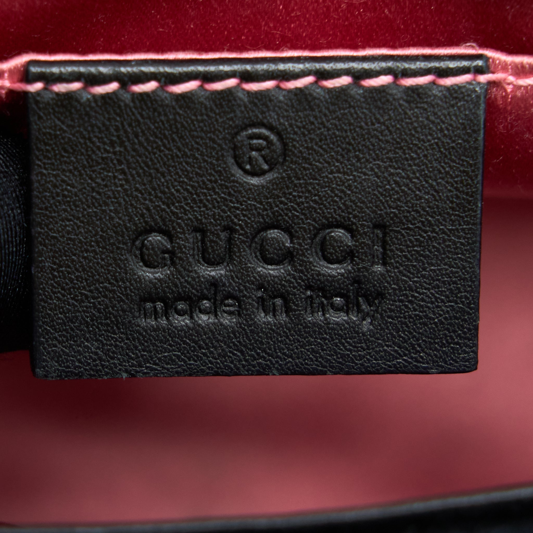 GUCCI MINI MARMONT VELVET BLACK GHW