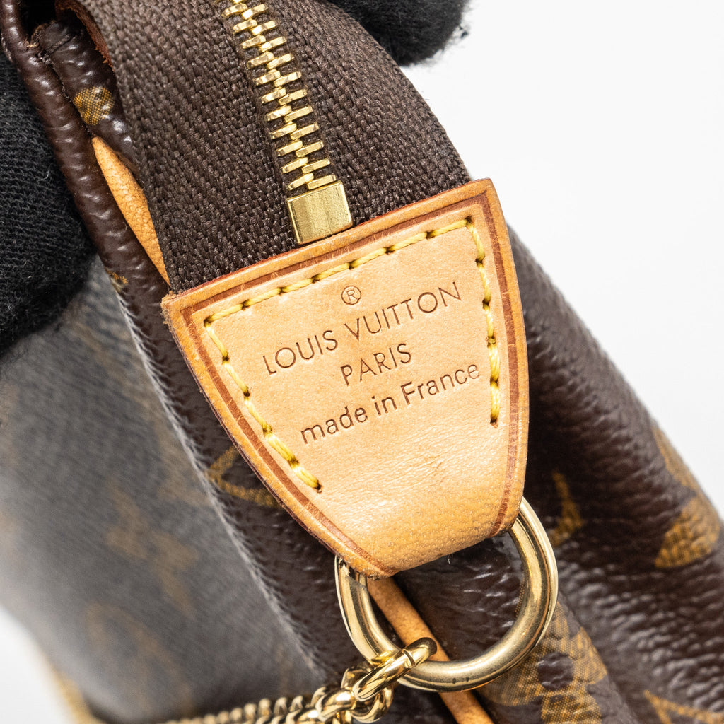 LOUIS VUITTON EVA POCHETTE MONOGRAM CANVAS GHW