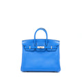 HERMES BIRKIN 25 TAURILLION NOVILLO I7 BLUE ZELLIGE SHW