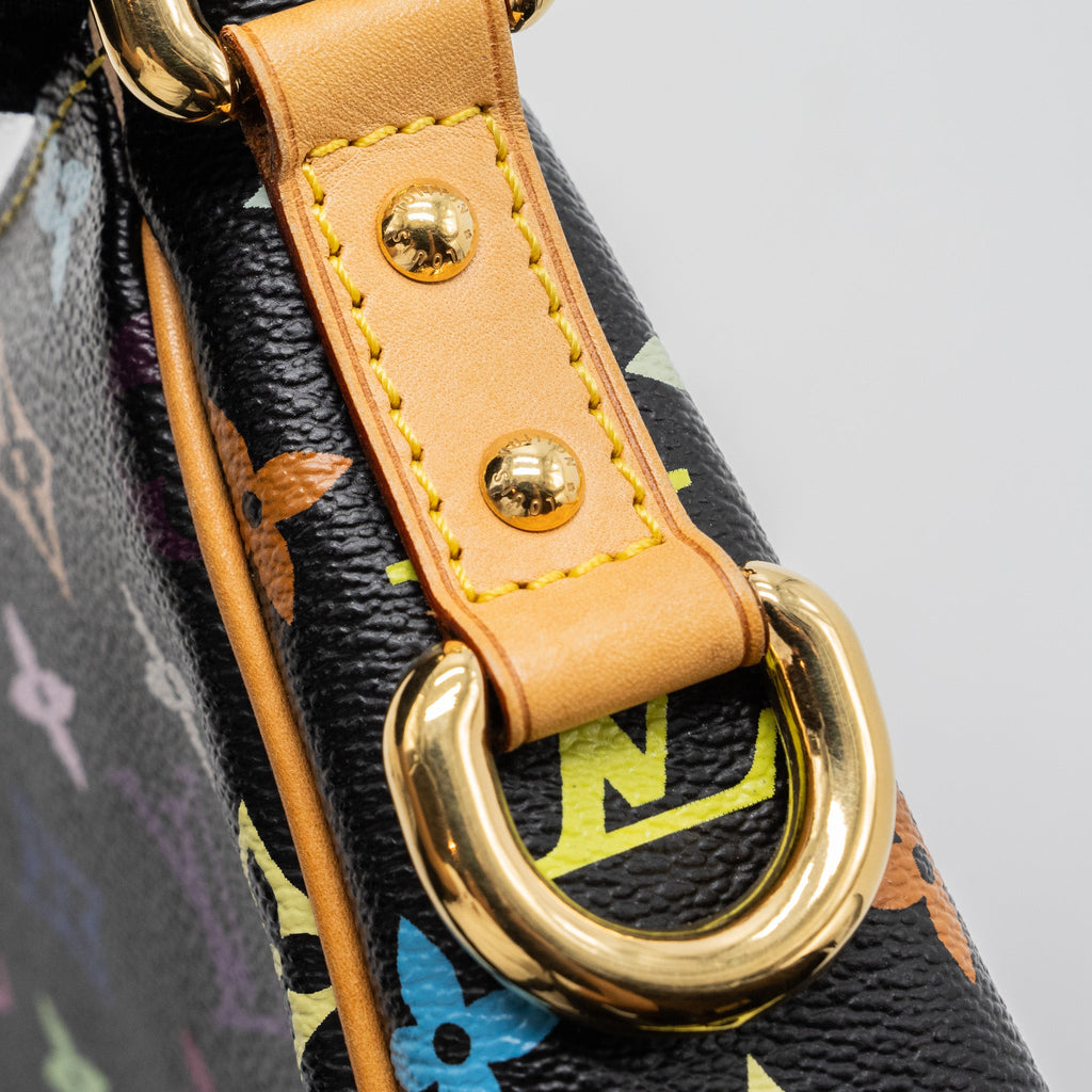 LOUIS VUITTON VINTAGE LODGE BAG MULTICOLOUR MONOGRAM CANVAS BLACK GHW