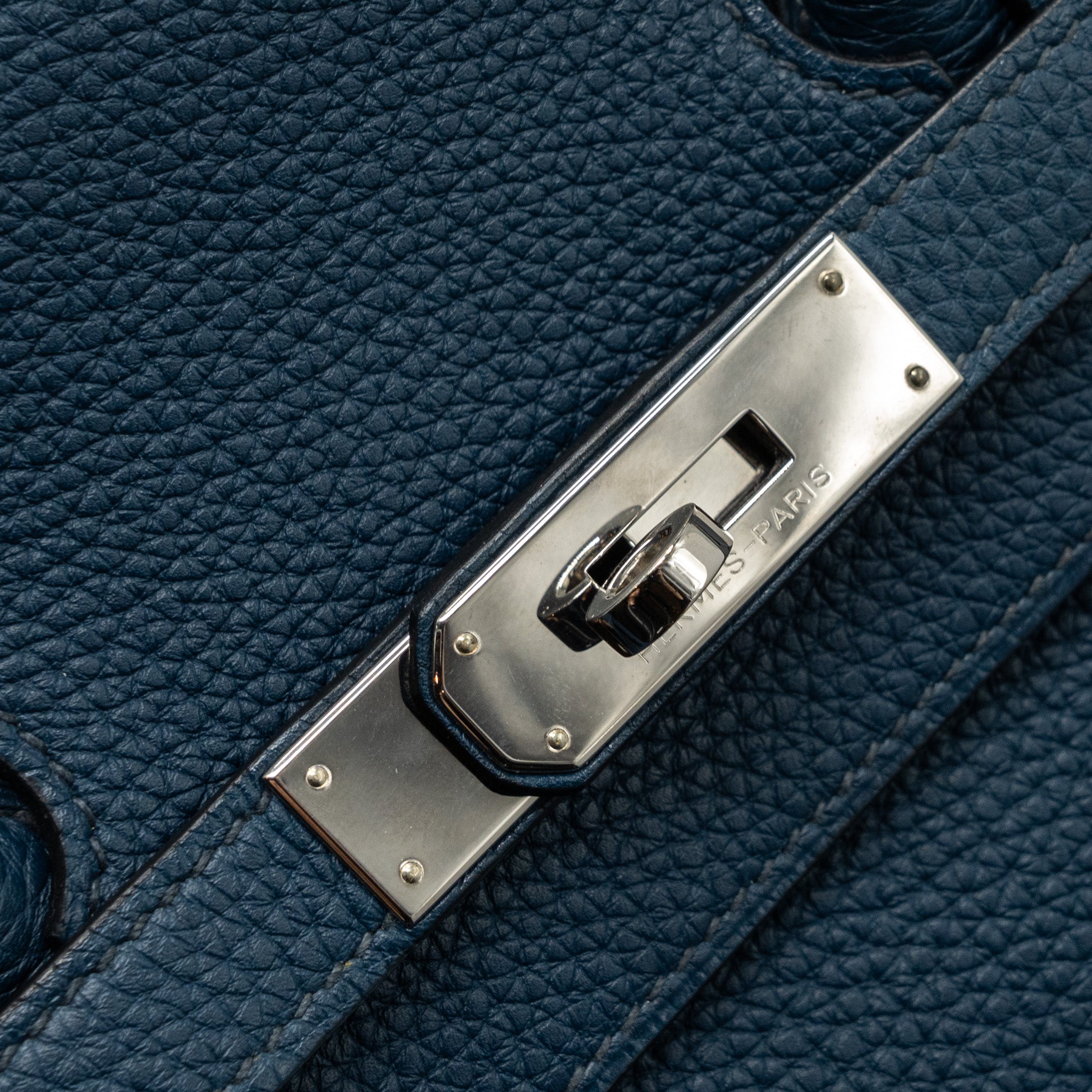 HERMES BIRKIN 35 TOGO DARK BLUE SHW