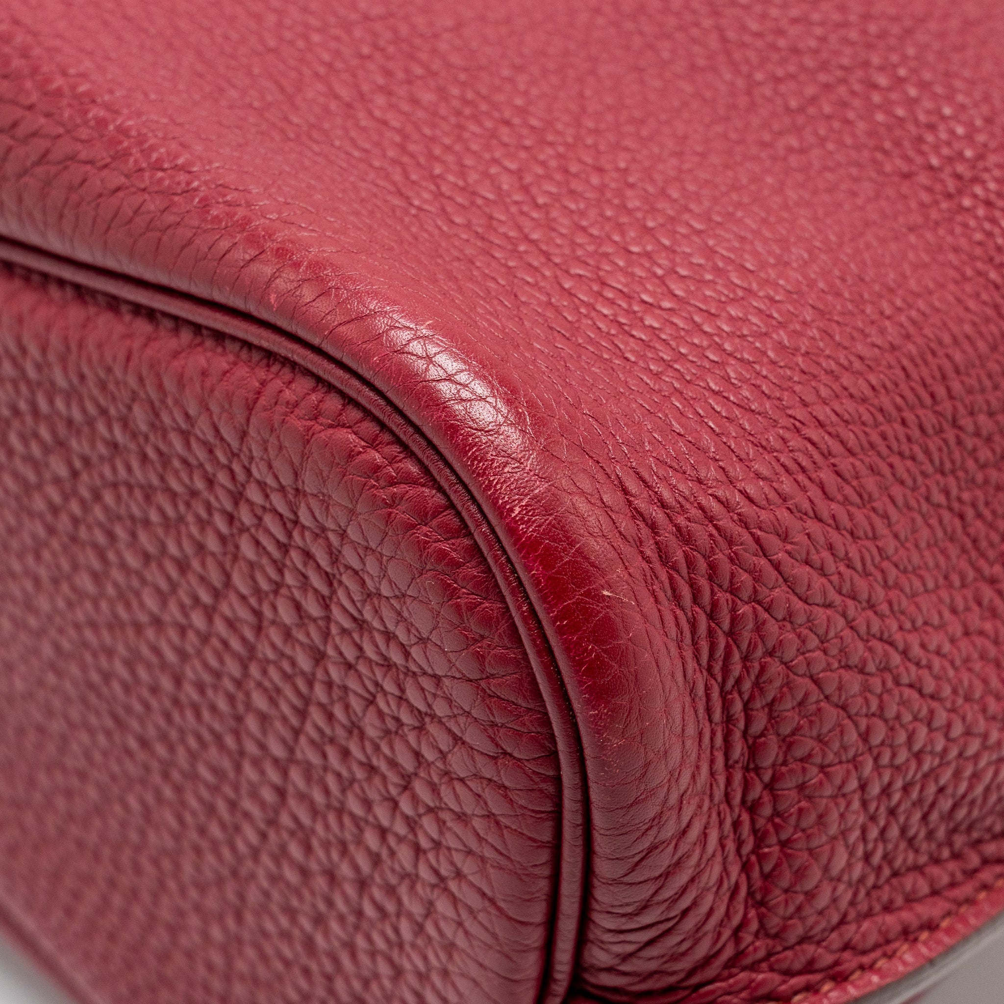 HERMES SO KELLY 26 CLEMENCE ROUGE GRENAT SHW
