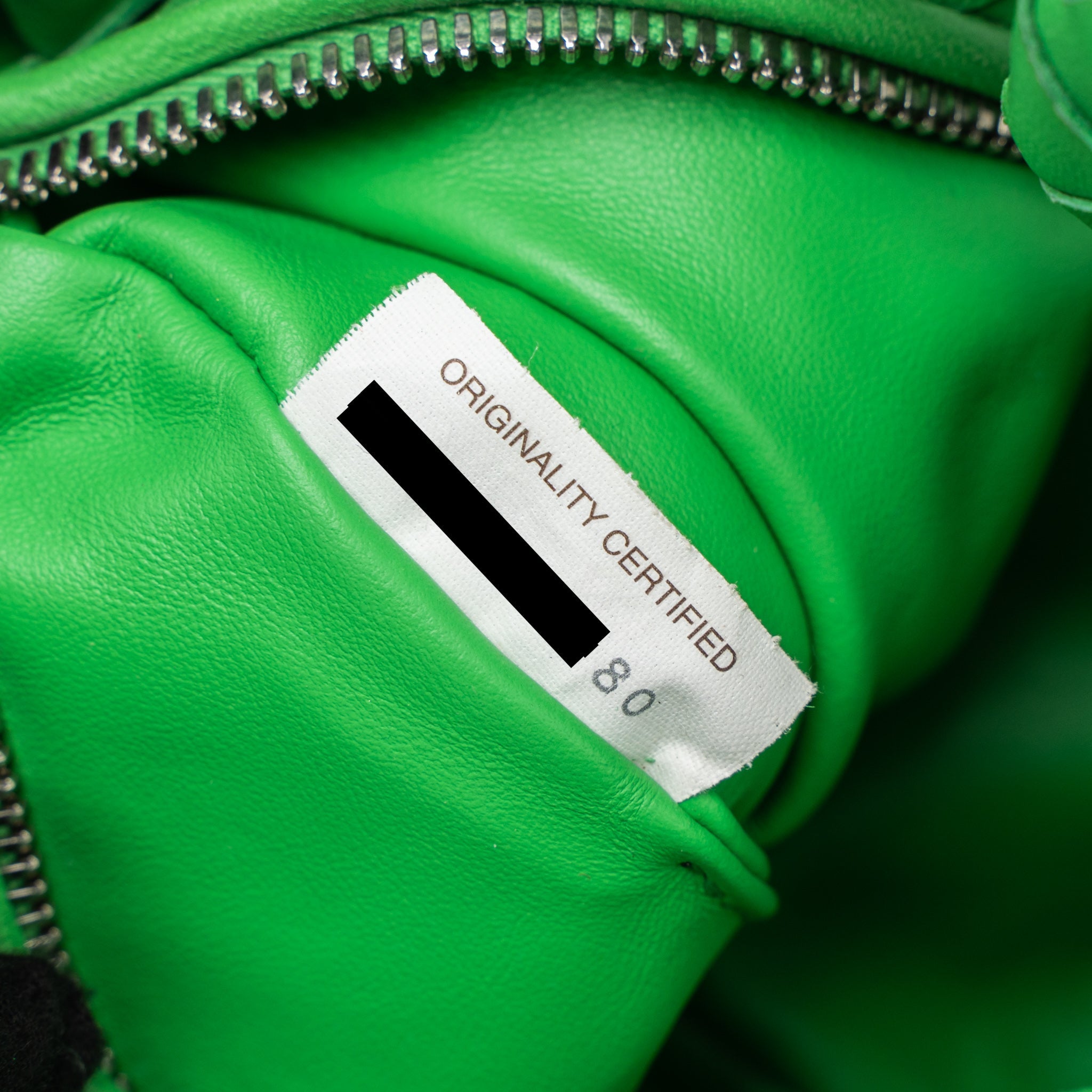 BOTTEGA VENETA MINI JODIE LAMBSKIN GREEN SHW