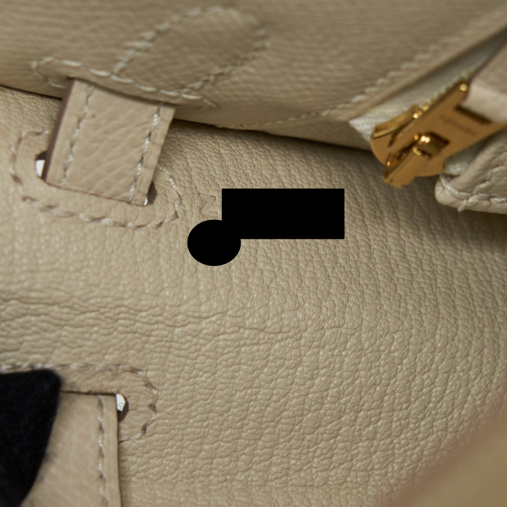 HERMES KELLY 25 SELLIER EPSOM CRAIE GHW