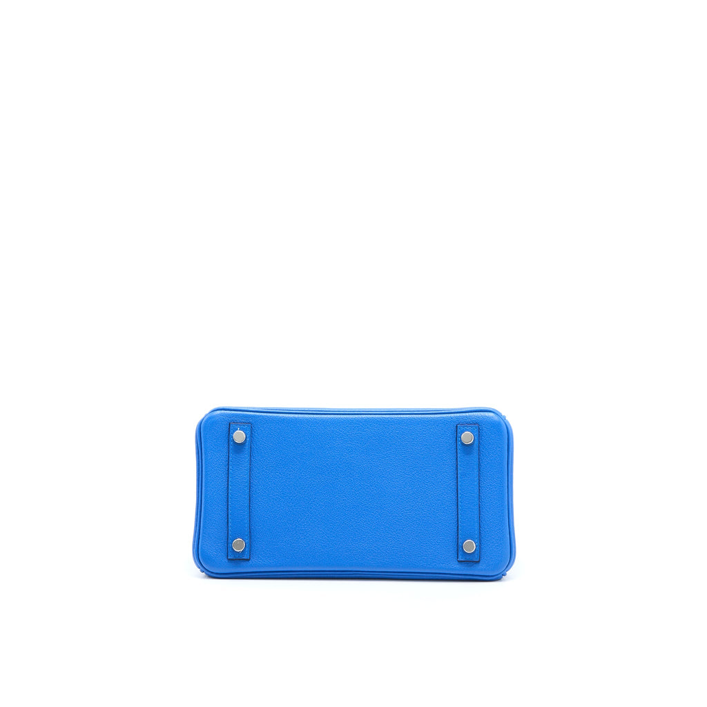 HERMES BIRKIN 25 TAURILLION NOVILLO I7 BLUE ZELLIGE SHW