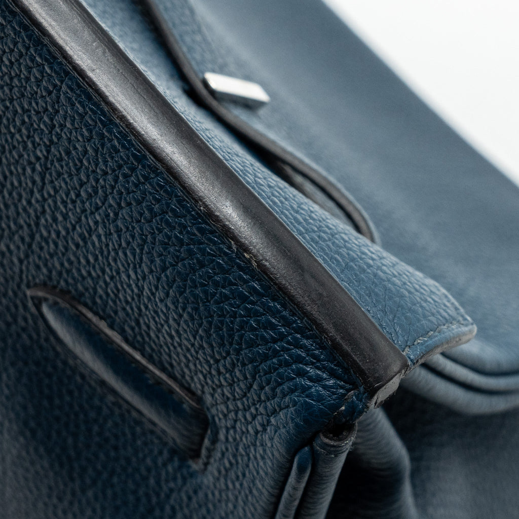 HERMES BIRKIN 35 TOGO DARK BLUE SHW