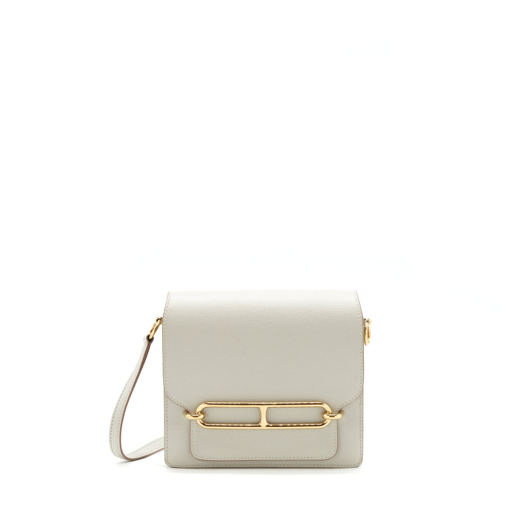 HERMES ROULIS MINI EVERCOLOR GRIS PEARL GHW