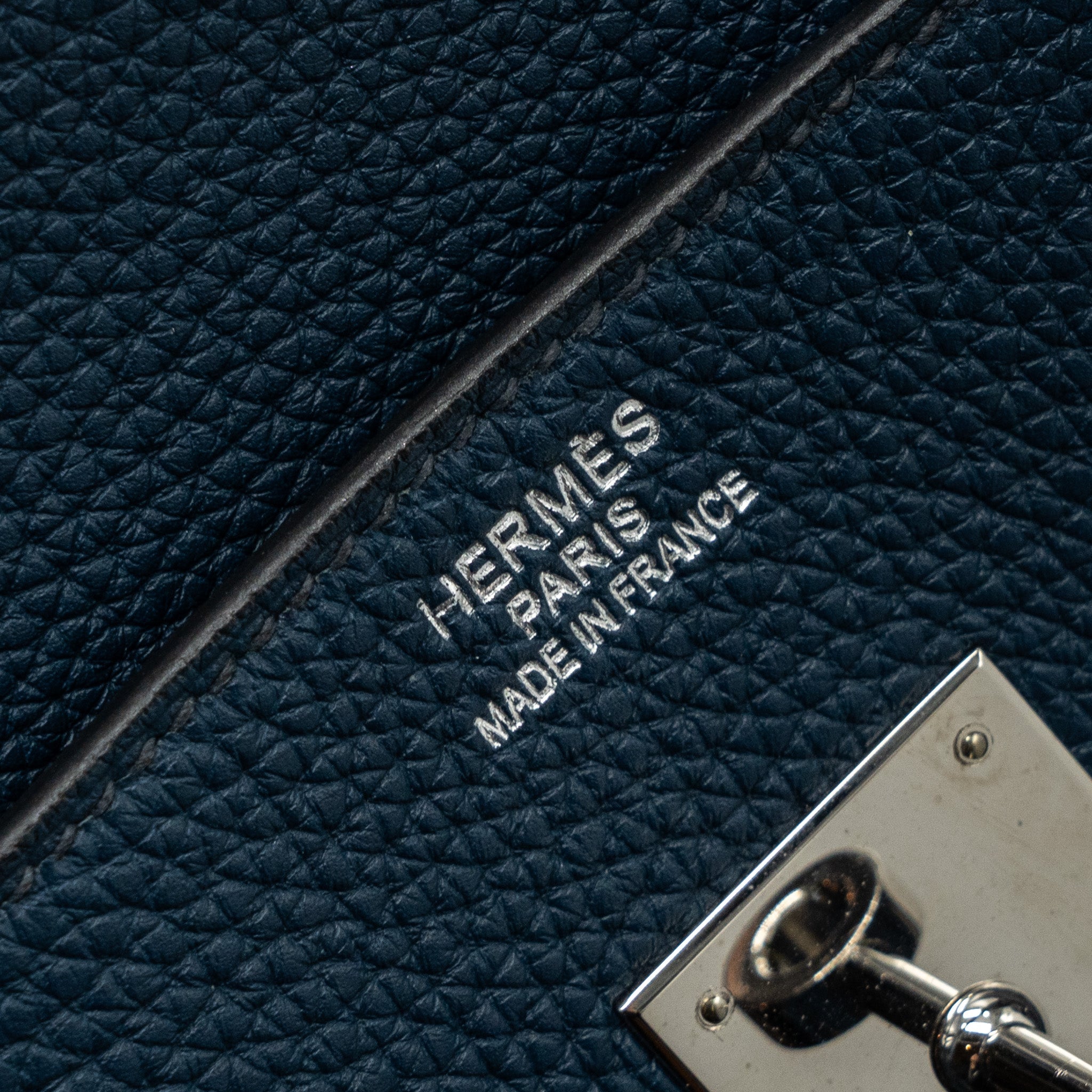 HERMES BIRKIN 35 TOGO DARK BLUE SHW