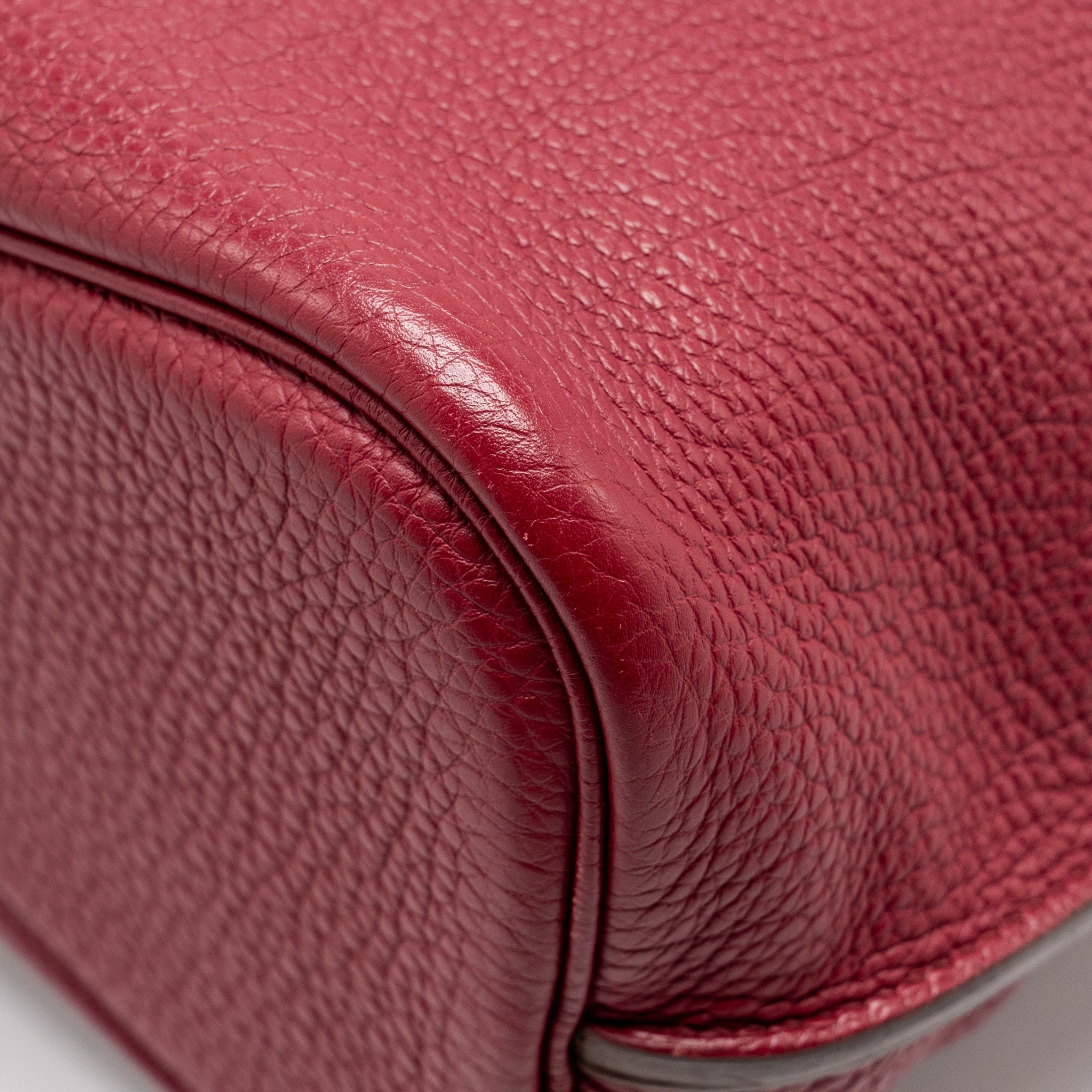 HERMES SO KELLY 26 CLEMENCE ROUGE GRENAT SHW