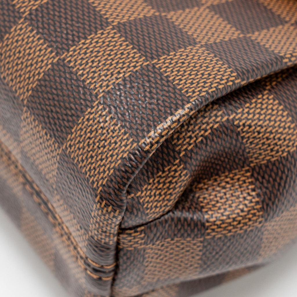 LOUIS VUITTON CROISETTE DAMIER EBENE CANVAS GHW