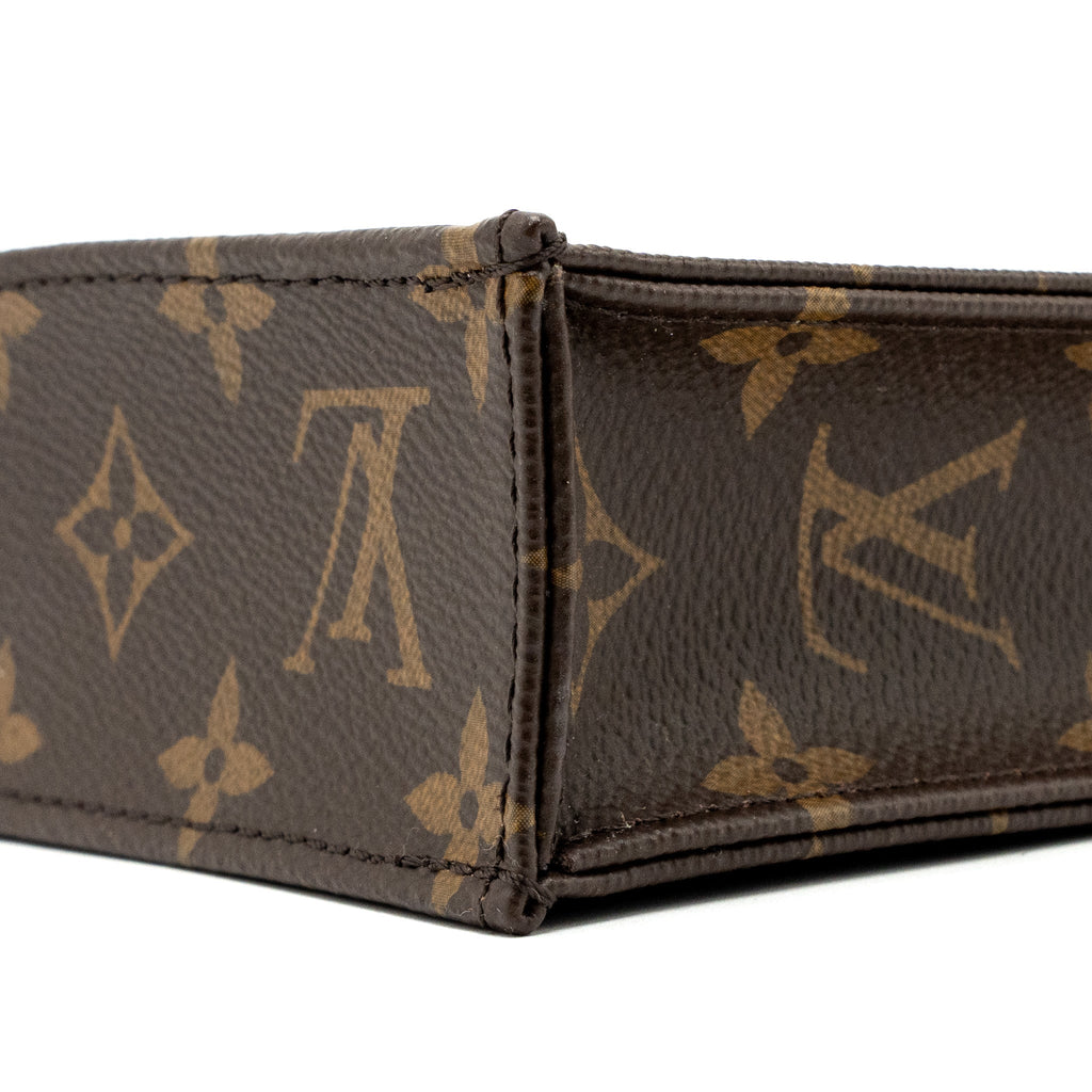 LOUIS VUITTON PETIT SAC PLAT MONOGRAM CANVAS GHW