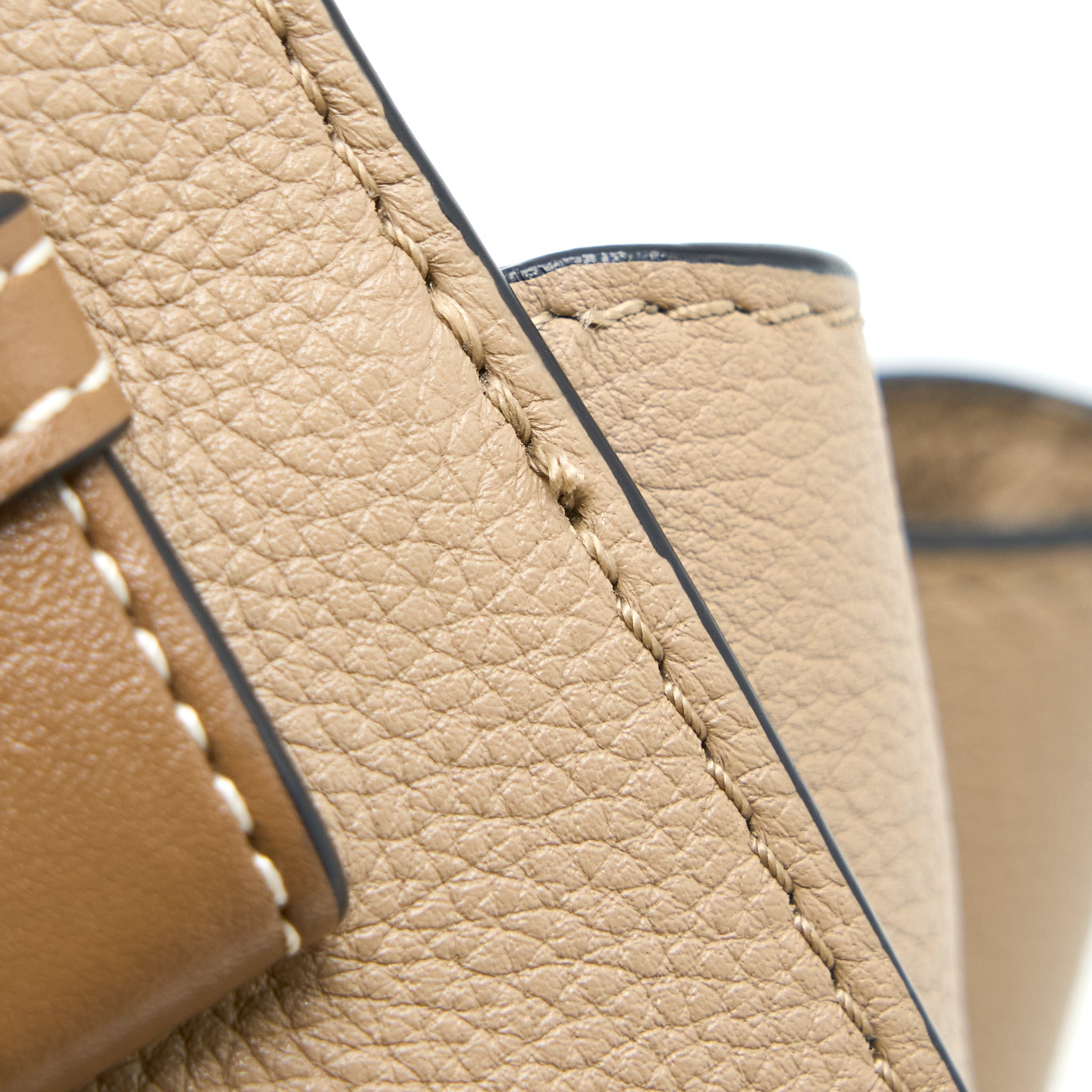 LOEWE SMALL HAMMOCK CALFSKIN SAND GHW
