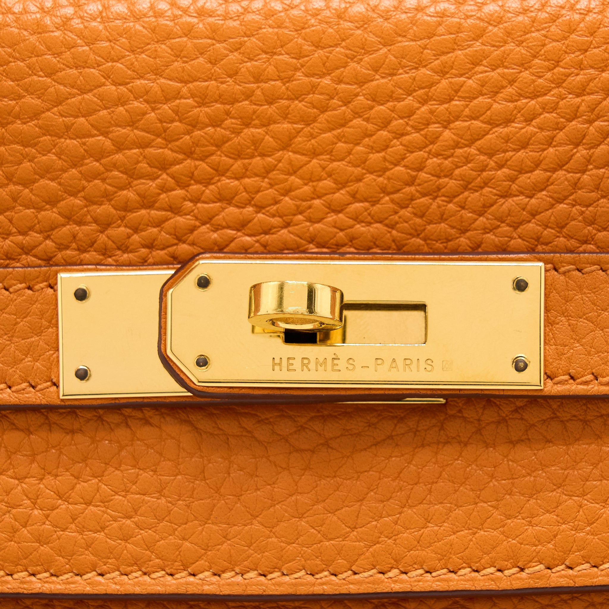 HERMES KELLY 32 CLEMENCE 93 ORANGE GHW
