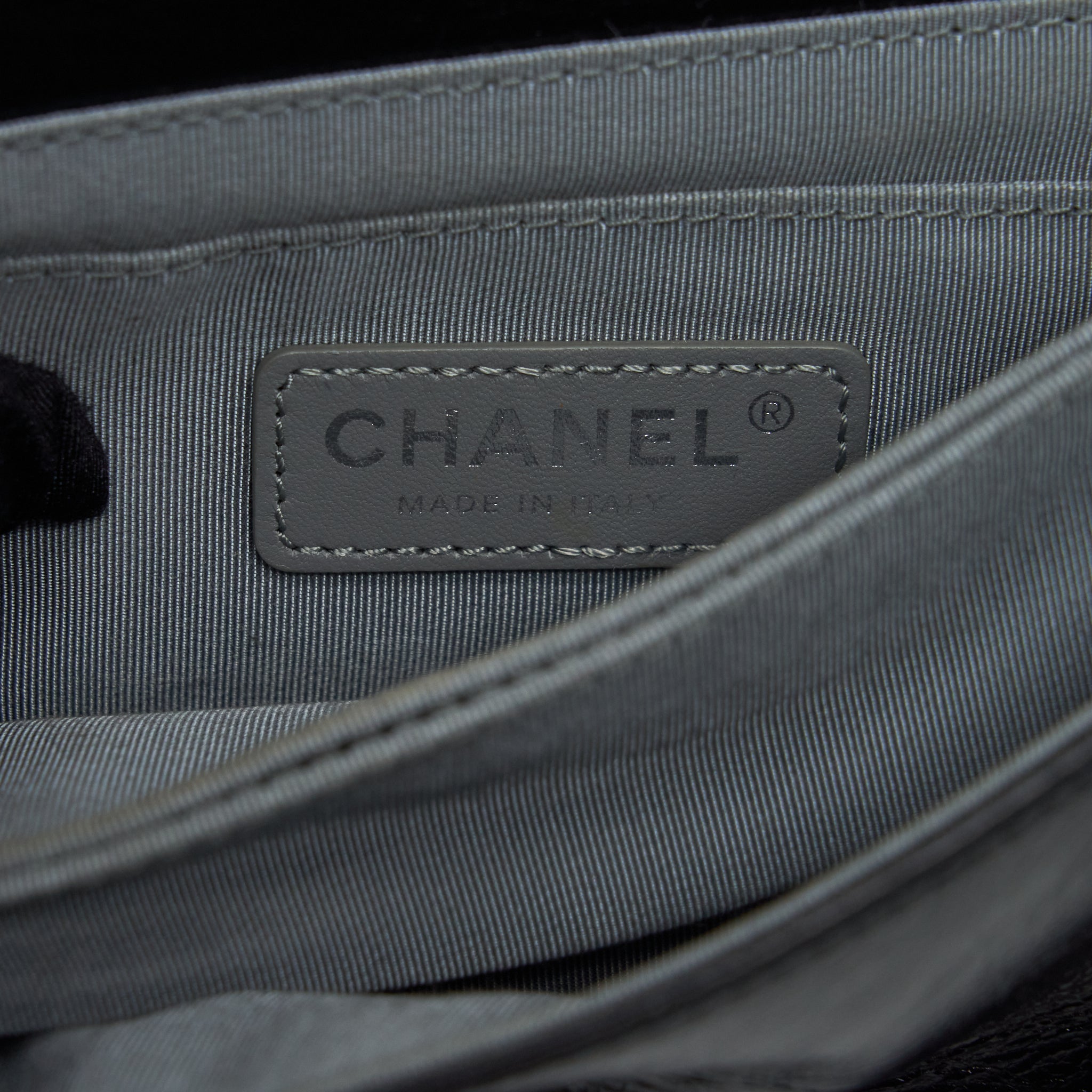 CHANEL SMALL CROSSBODY BAG AGED CALFSKIN RUTHENIUM HARDWARE