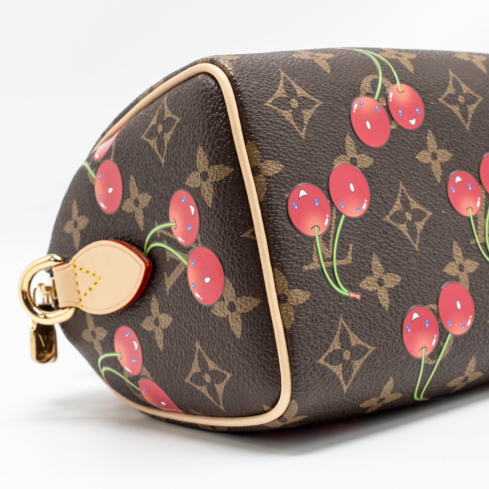 LOUIS VUITTON X TAKASHI MURAKAMI SPEEDY BANDOULIERE 20 MONOGRAM CHERRY COATED CANVAS MULTICOLOURED GHW