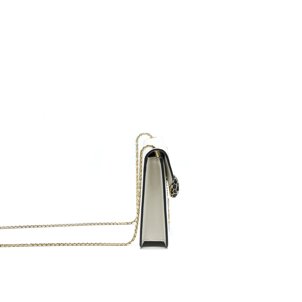 BVLGARI SERPENTI FOREVER CROSSBODY BAG LIMITED EDITION WHITE