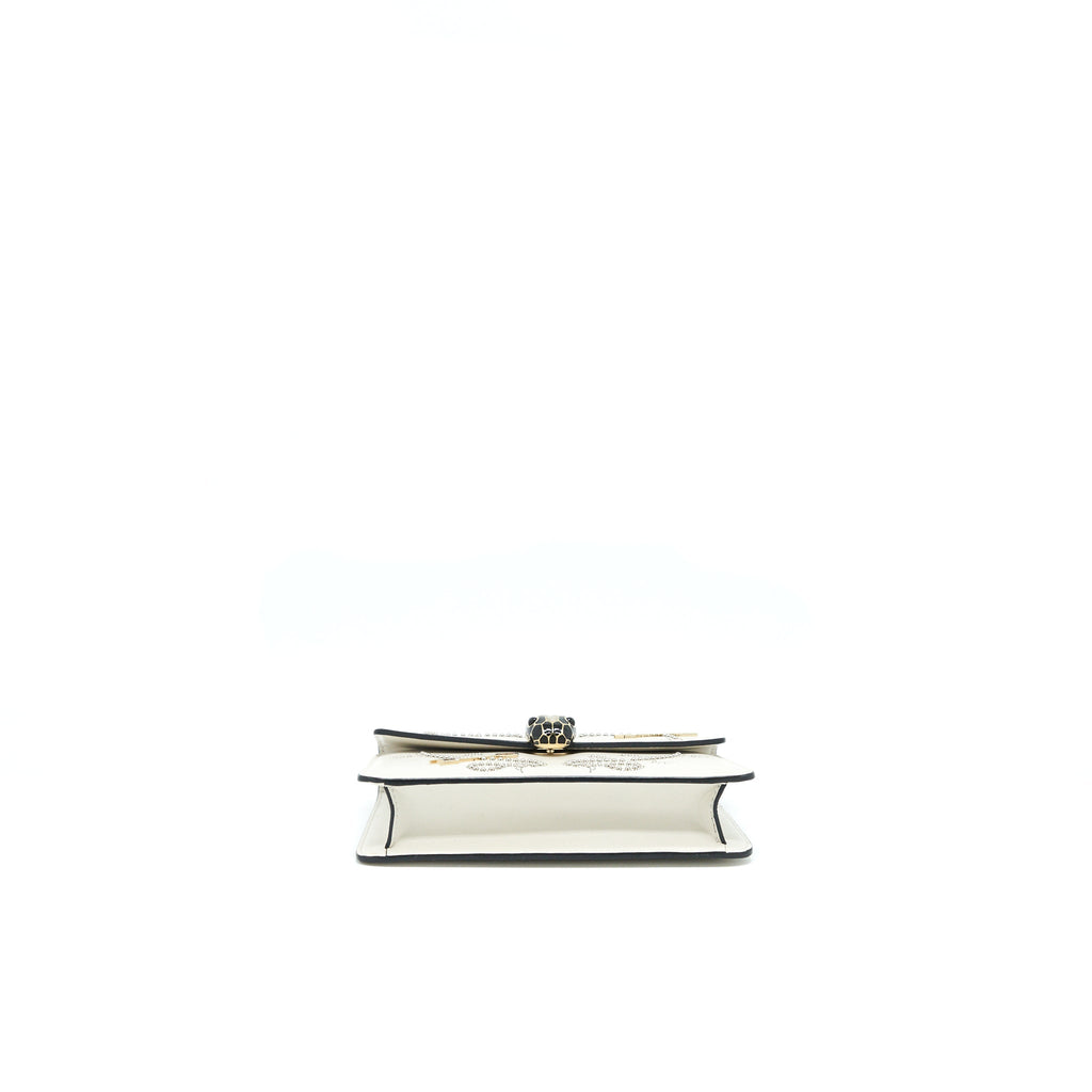 BVLGARI SERPENTI FOREVER CROSSBODY BAG LIMITED EDITION WHITE