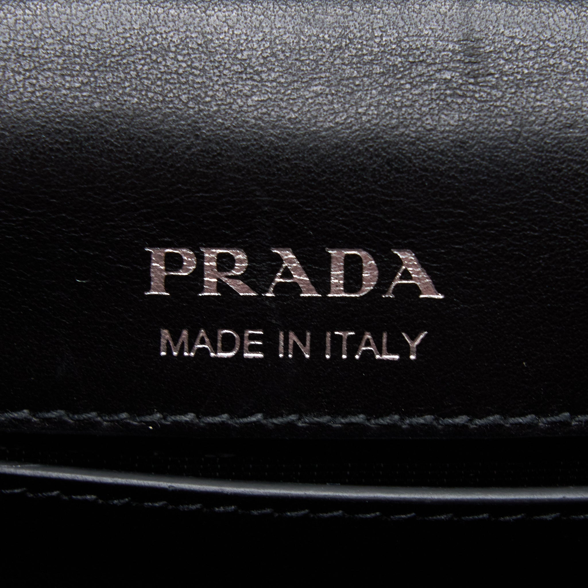 PRADA PLEX RIBBON BAG CRYSTAL CALFSKIN MULTICOLOUR SHW